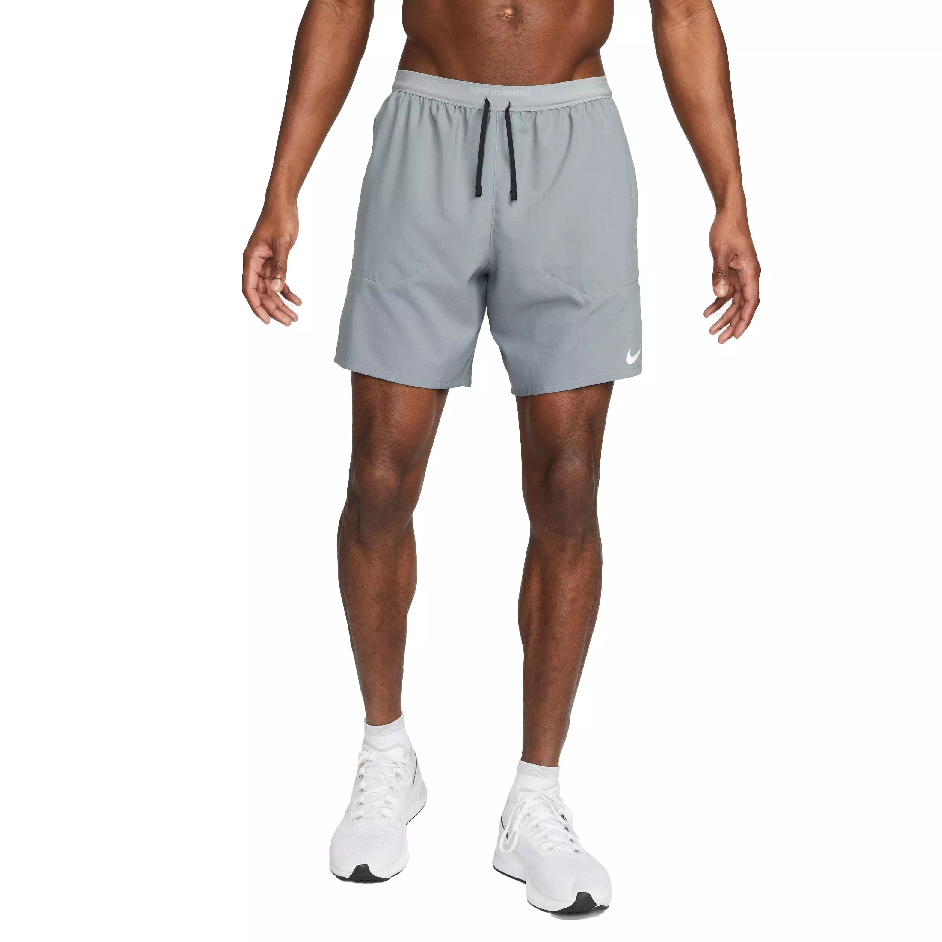 Nike Men's Dri-FIT Stride 7" 2-in-1 Running Shorts - GREY