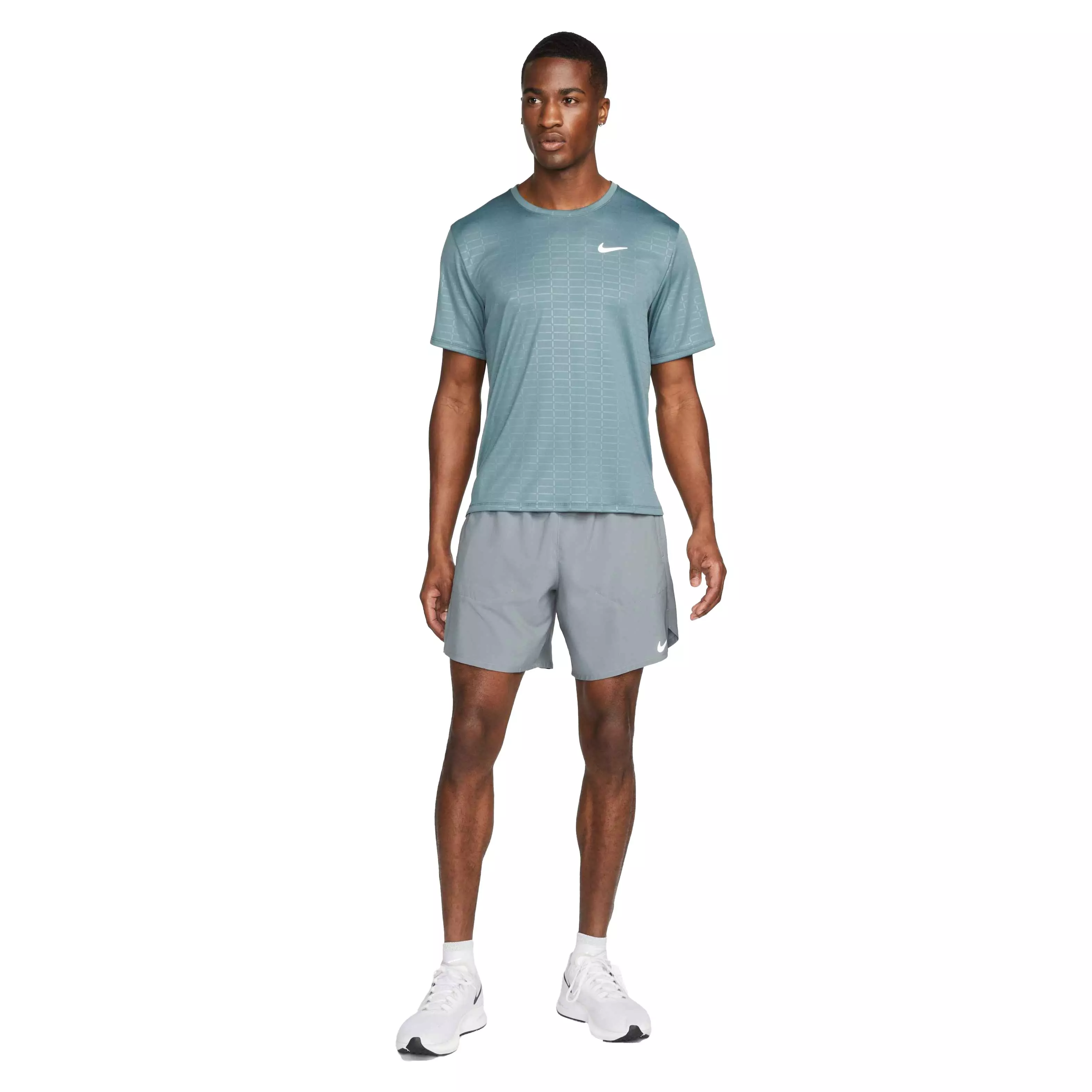 Nike Men's Dri-FIT Stride 7" 2-in-1 Running Shorts - GREY