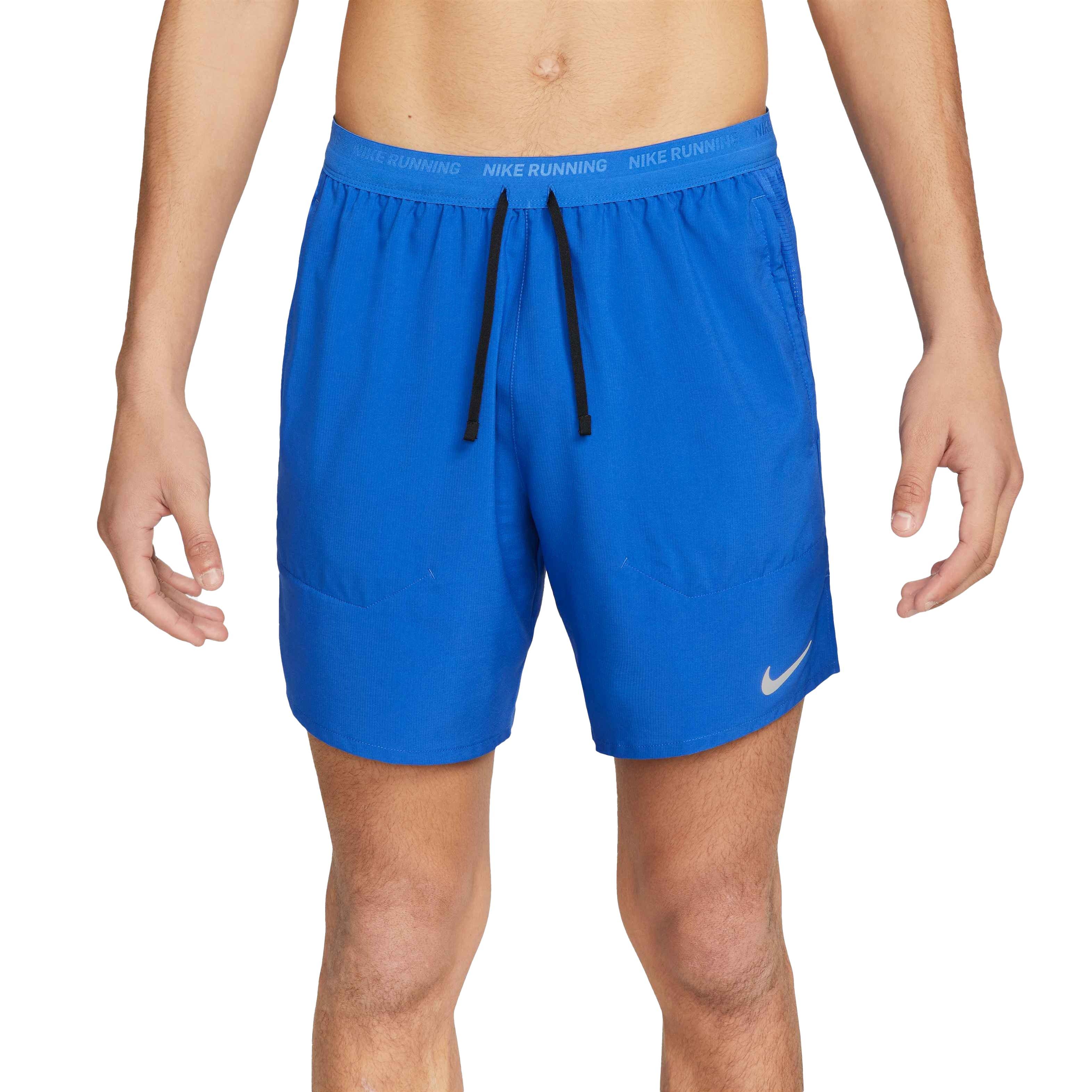 Nike Men's Dri-FIT Stride 7" 2-in-1 Running Shorts - BLUE Thumbnail View 1