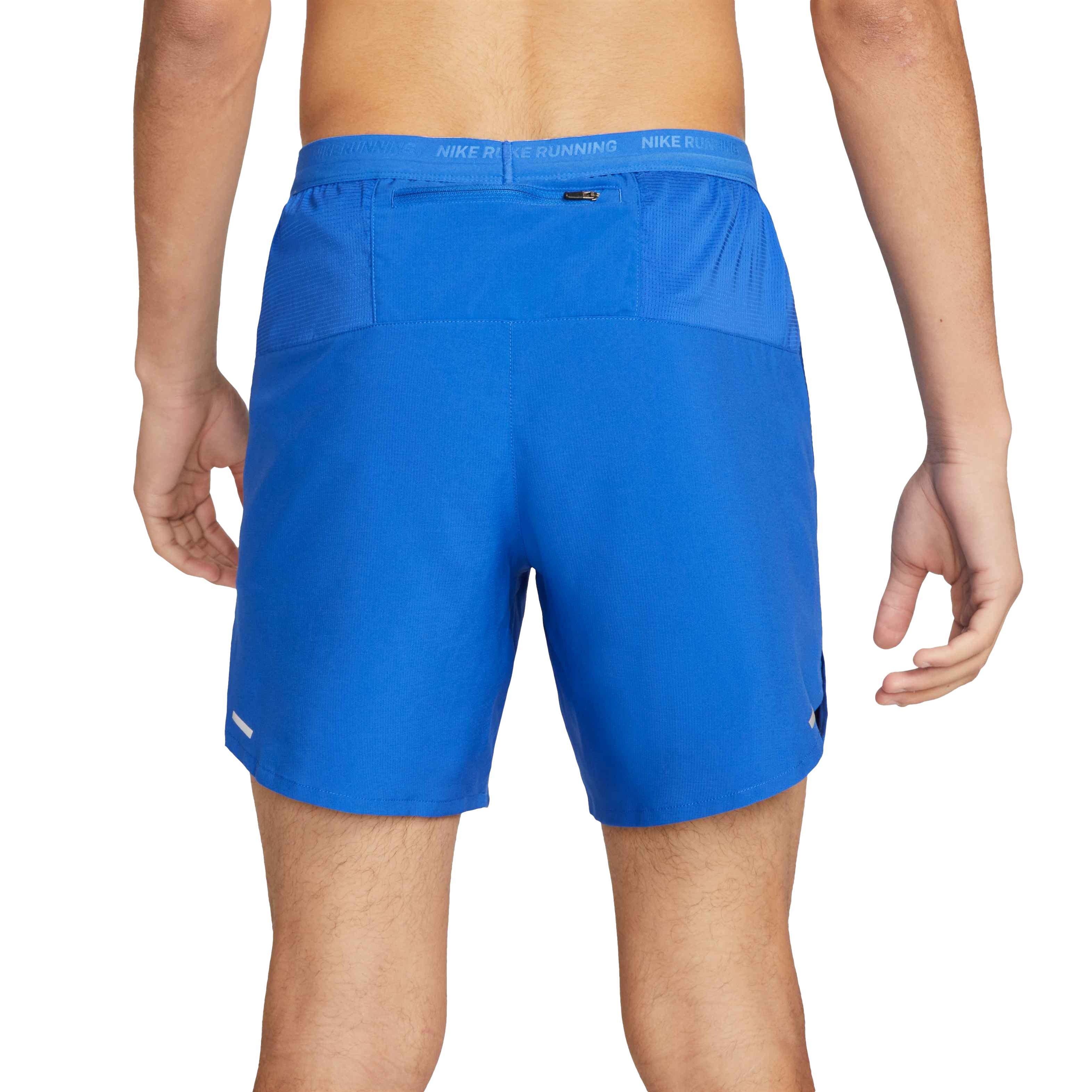 Nike Men's Dri-FIT Stride 7" 2-in-1 Running Shorts - BLUE Thumbnail View 2