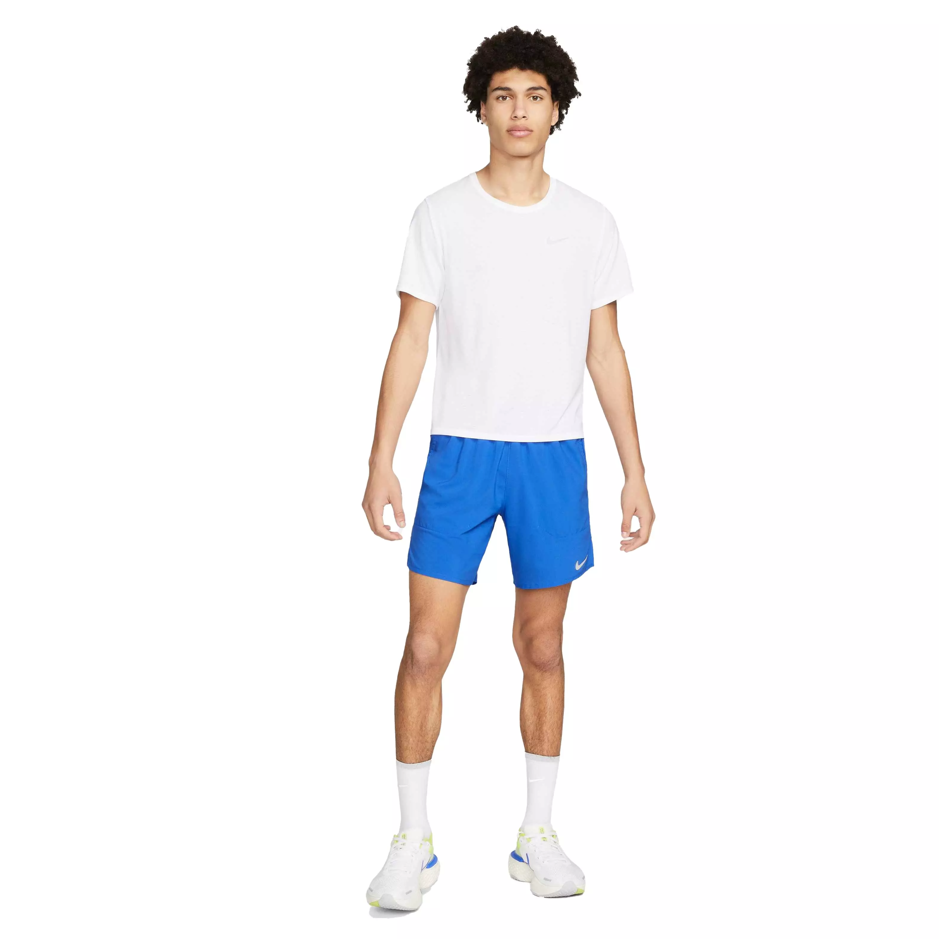 Nike Men's Dri-FIT Stride 7" 2-in-1 Running Shorts - BLUE