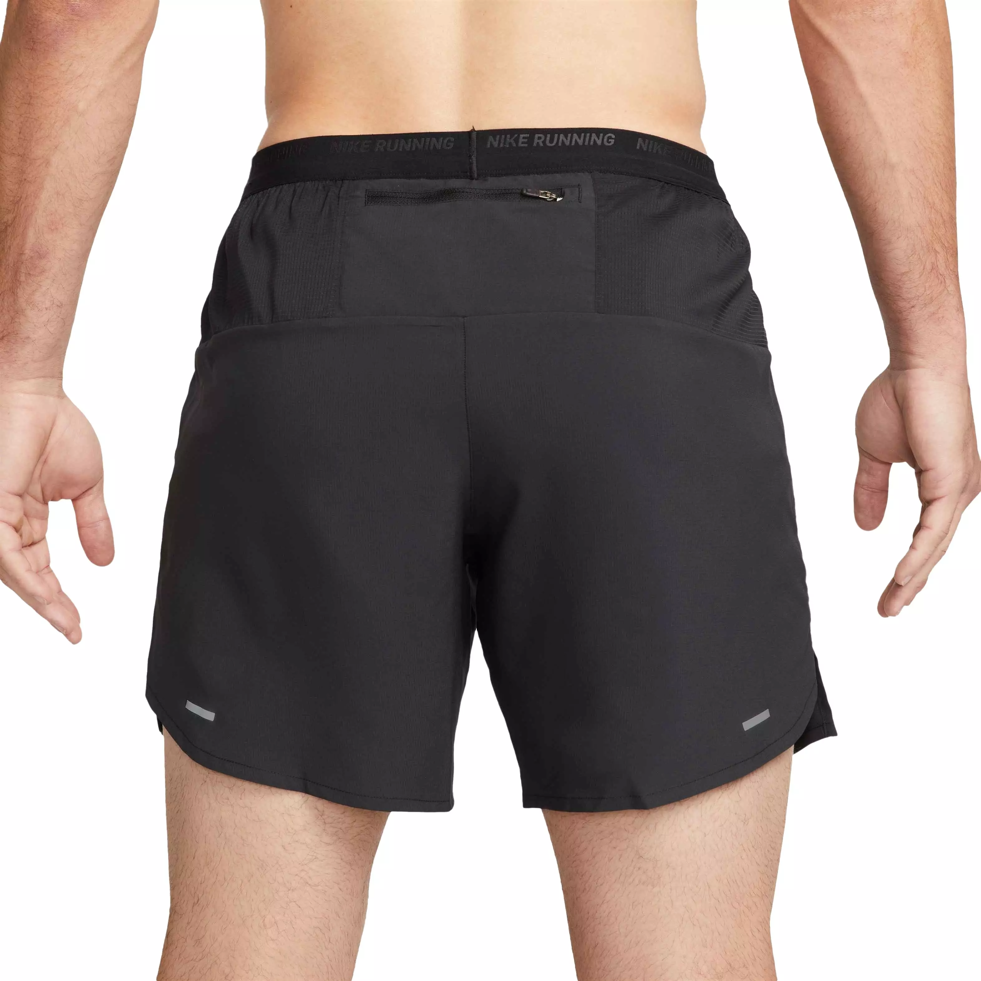 Nike Men's Dri-FIT Stride 7" Brief-Lined Running Shorts - BLACK