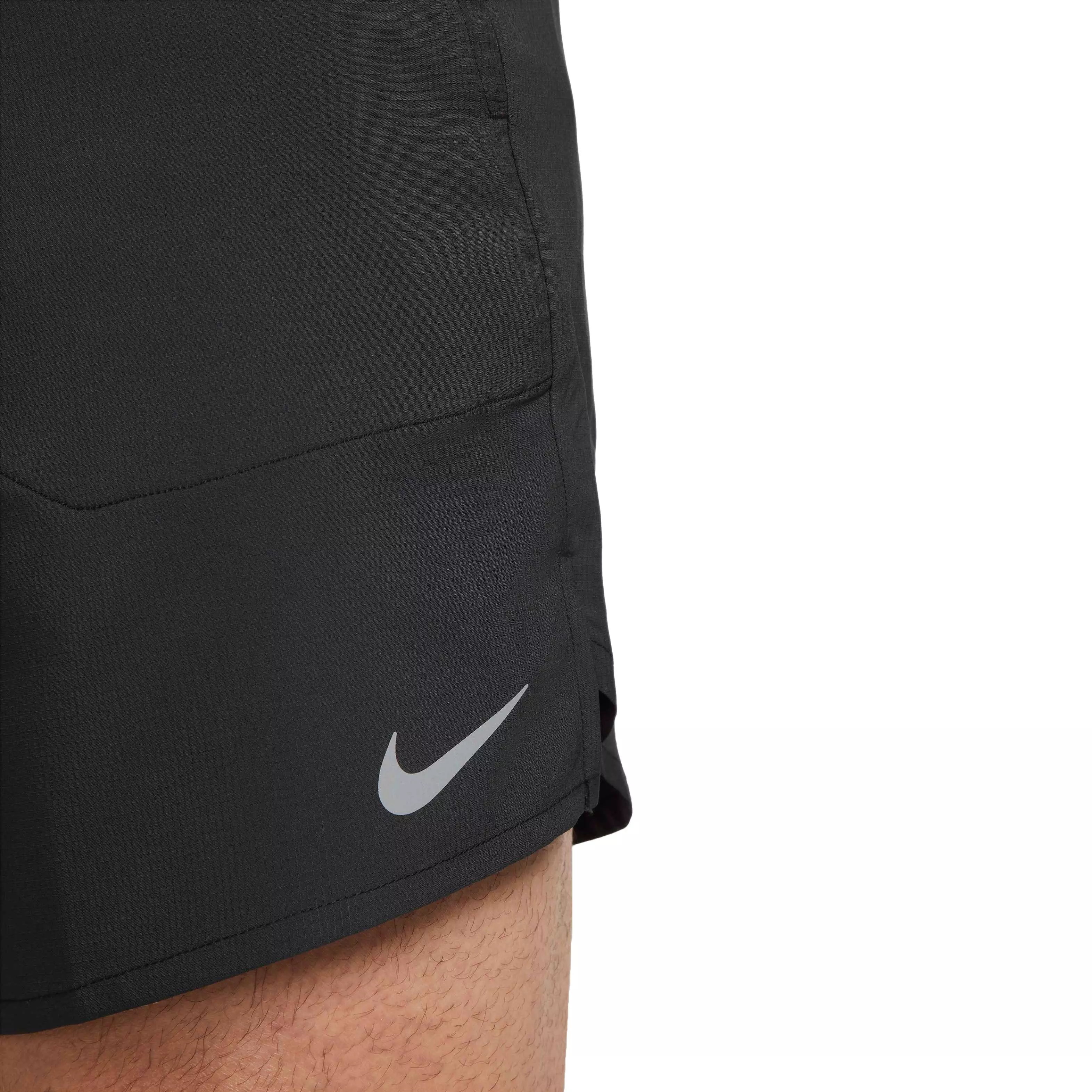 Nike Men's Dri-FIT Stride 7" Brief-Lined Running Shorts - BLACK