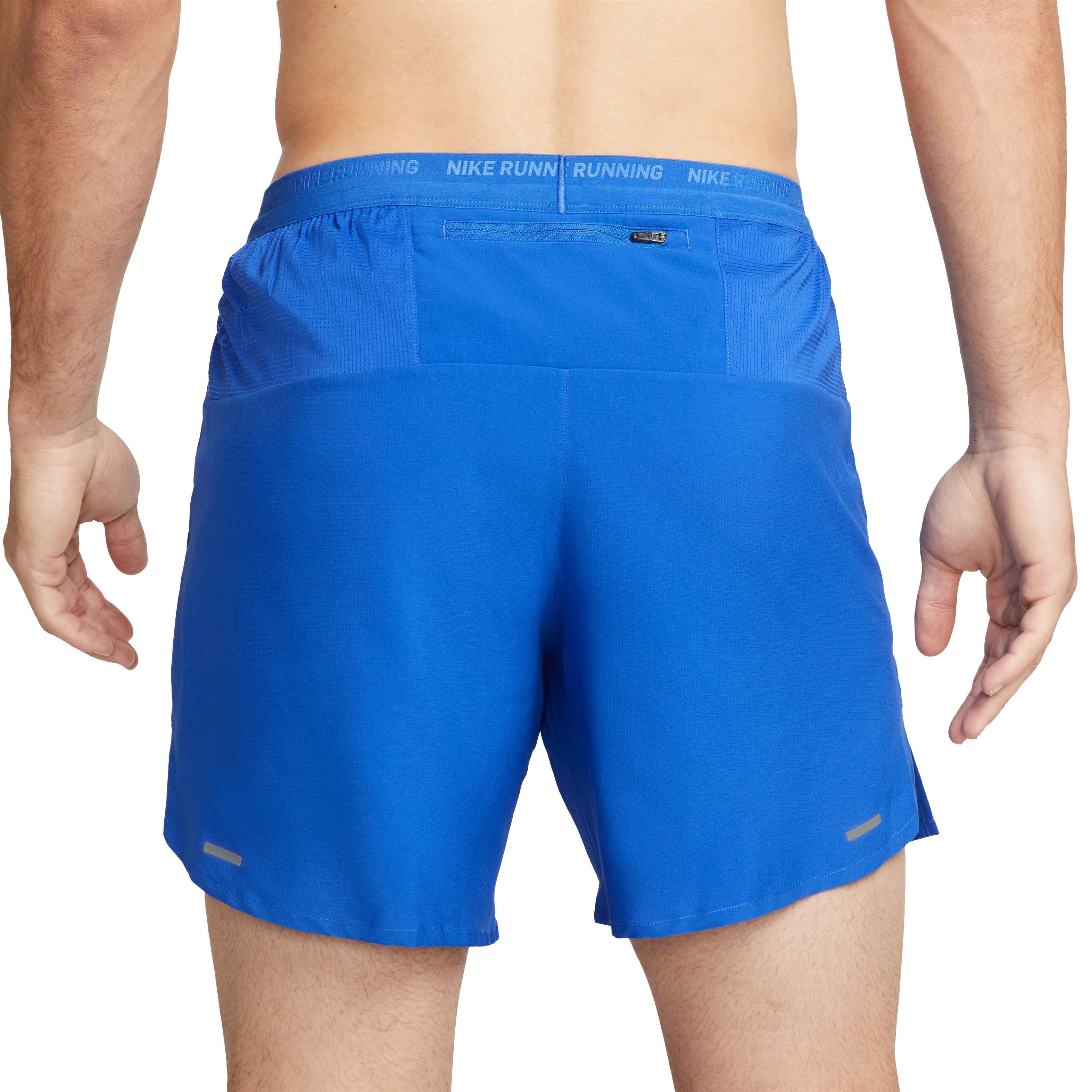 Nike Men's Dri-FIT Stride 7" Brief-Lined Running Shorts - BLUE Thumbnail View 2