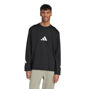 adidas Men's Z.N.E. Long Sleeve Tee -Black/White