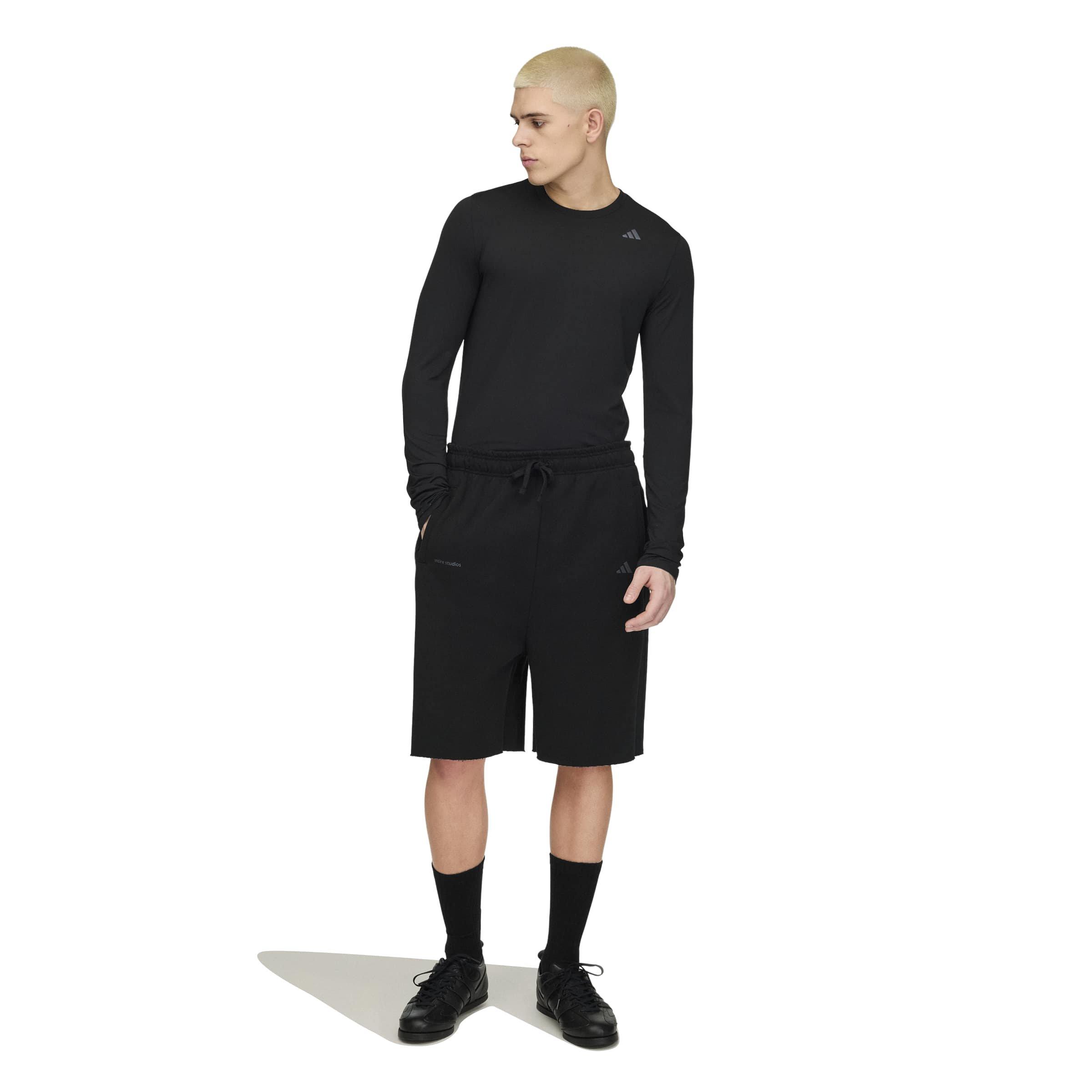 adidas Men's x Entire Studios Uniform Long Sleeve T-Shirt -Black - BLACK Thumbnail View 6