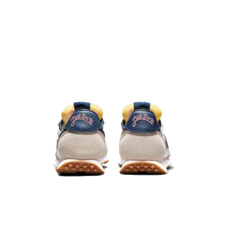 Nike Waffle Trainer 2 SE "White/Midnight Navy/Pink Glaze" Grade School Boys' Shoe - WHITE/NAVY Thumbnail View 5