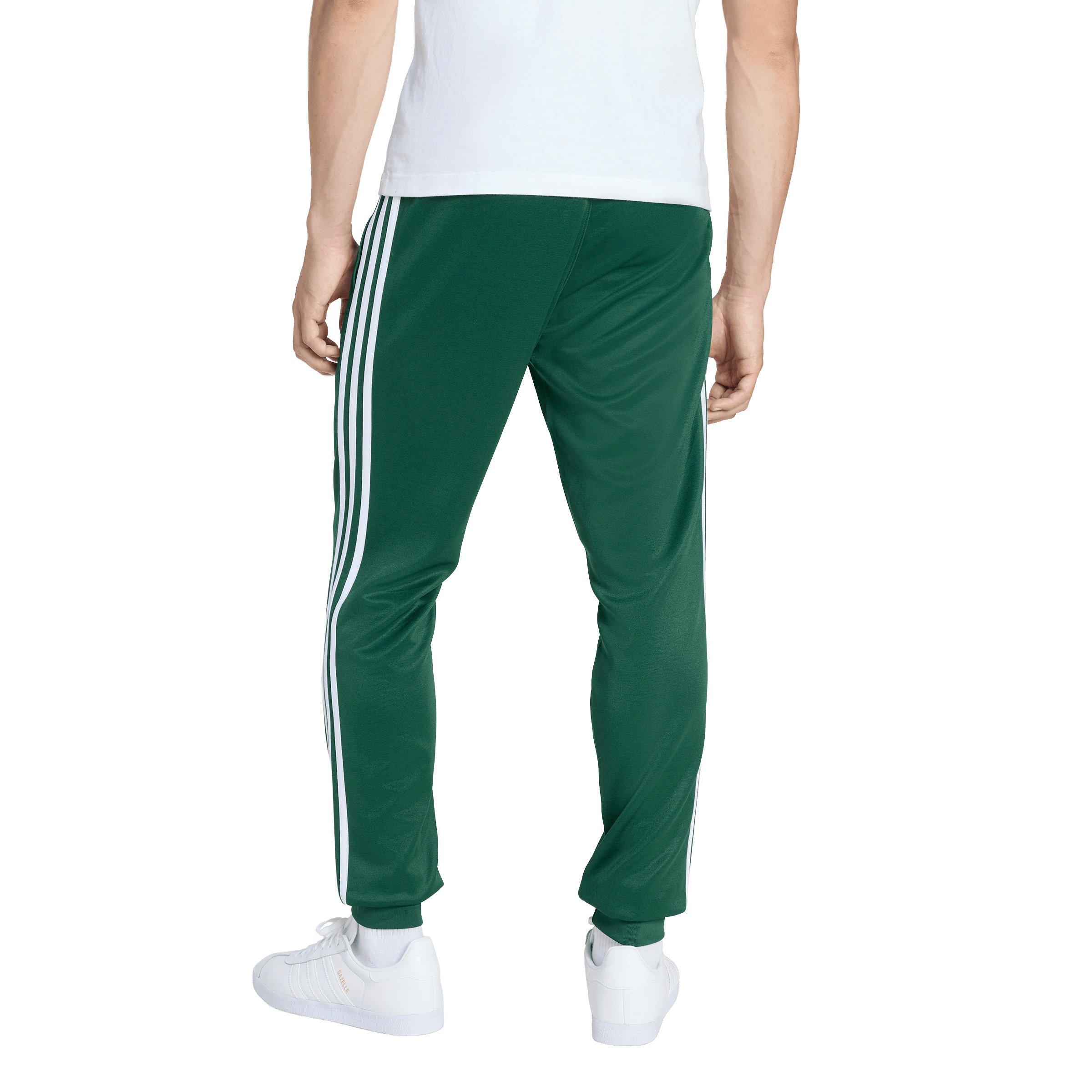 adidas Originals Men's SST Track Pants - Green - GREEN Thumbnail View 2