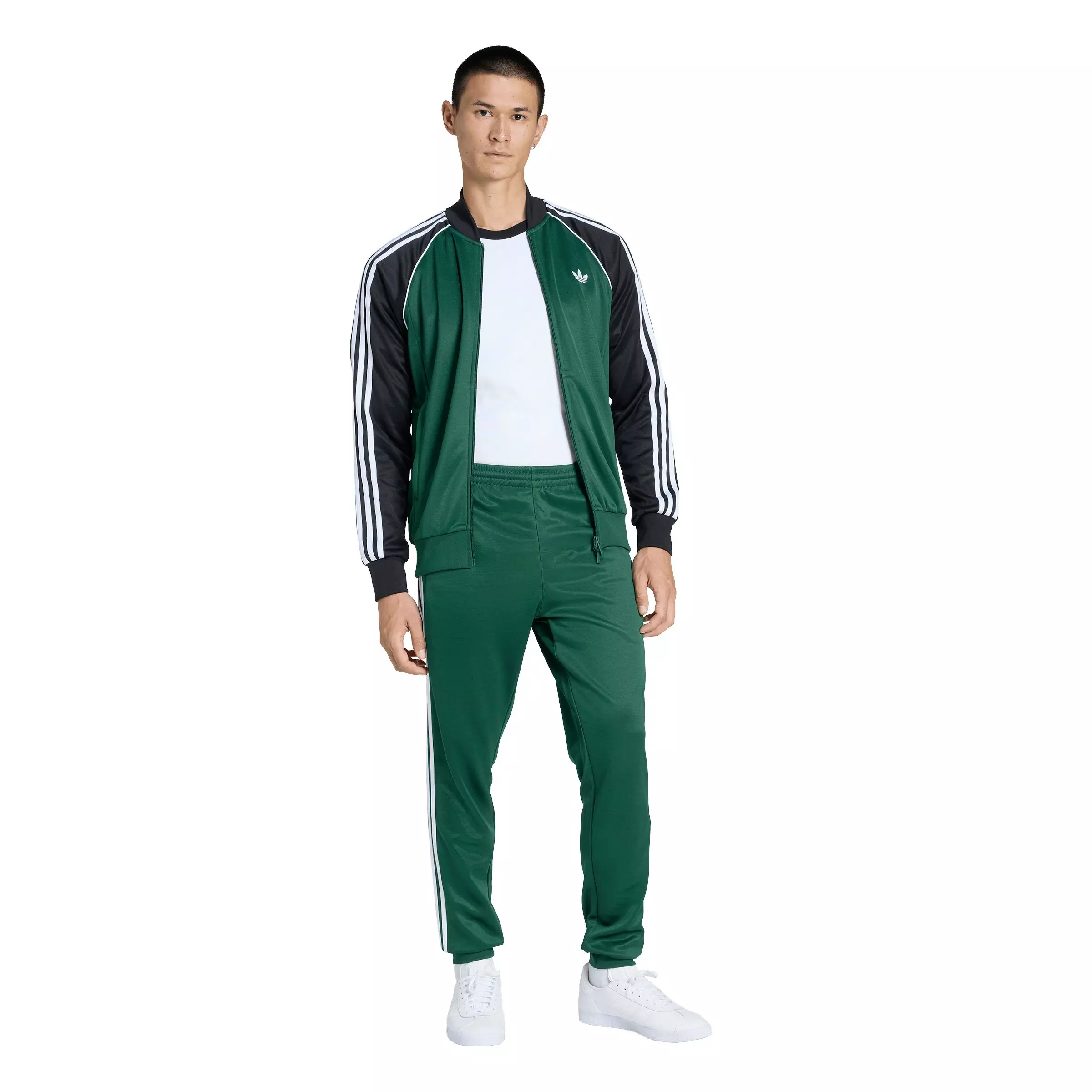 adidas Originals Men's SST Track Pants -Green - GREEN