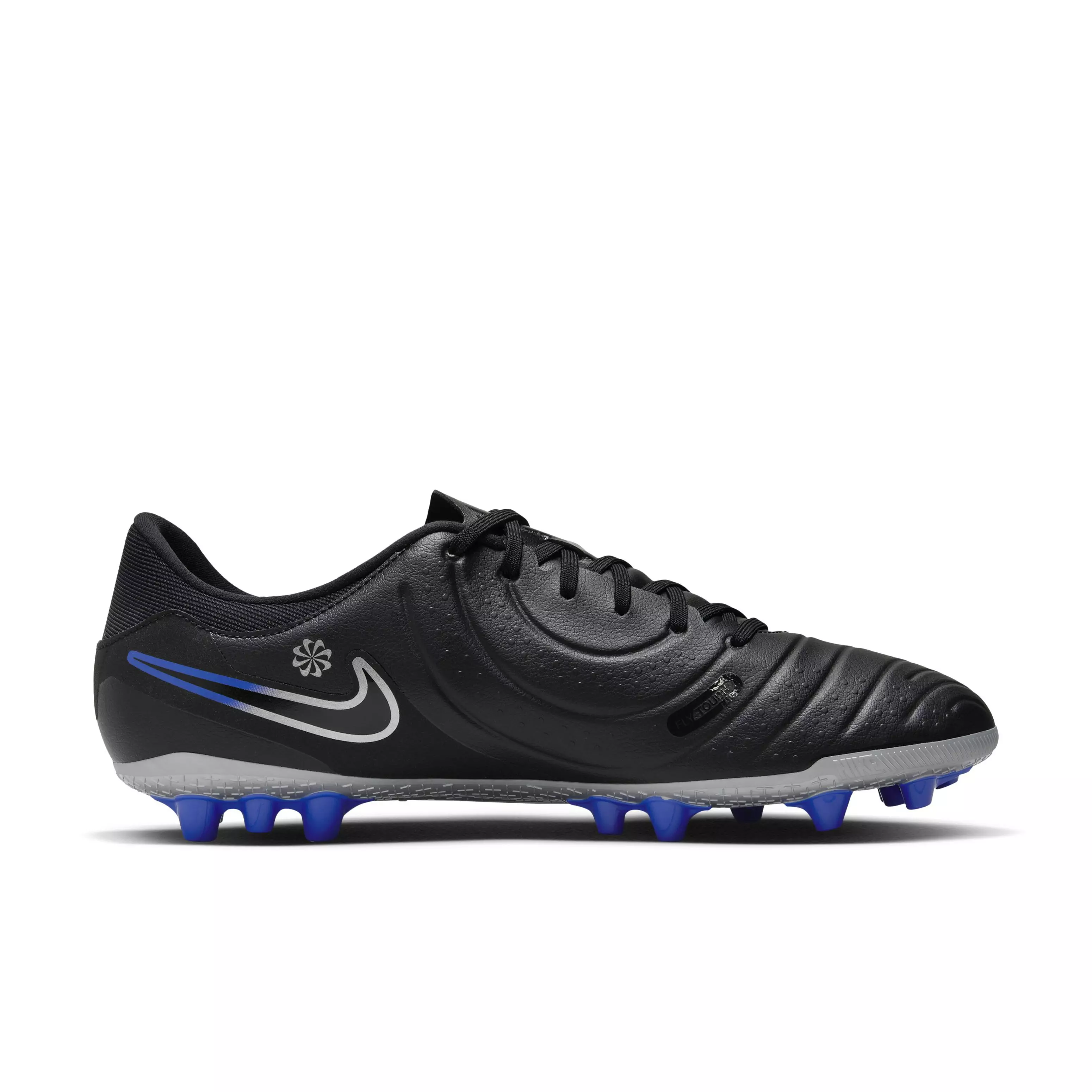 Nike Tiempo Legend 10 Academy"Black/Silver/Royal" Men's Soccer Cleat - BLACK/SILVER/ROYAL