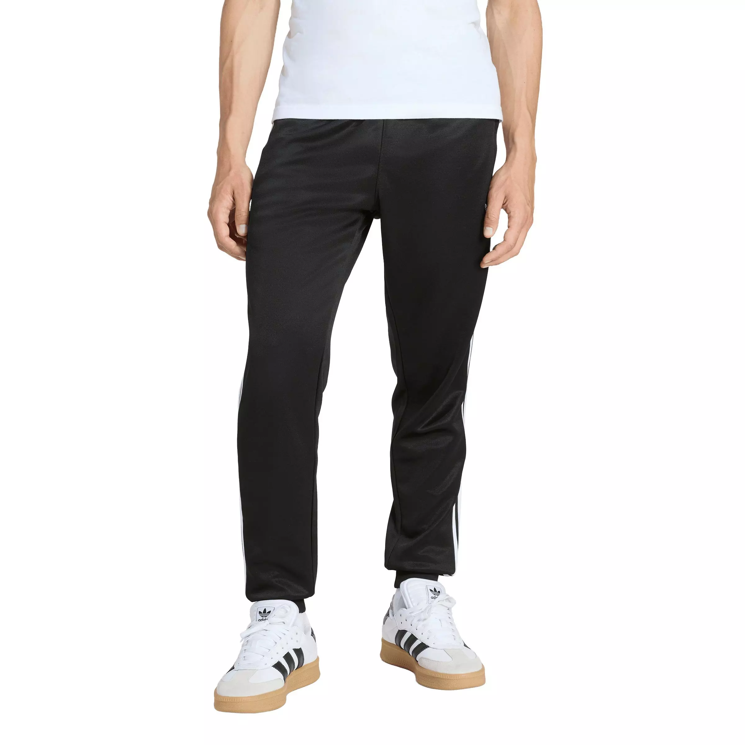 adidas Originals Men's SST Track Pants -Black - BLACK