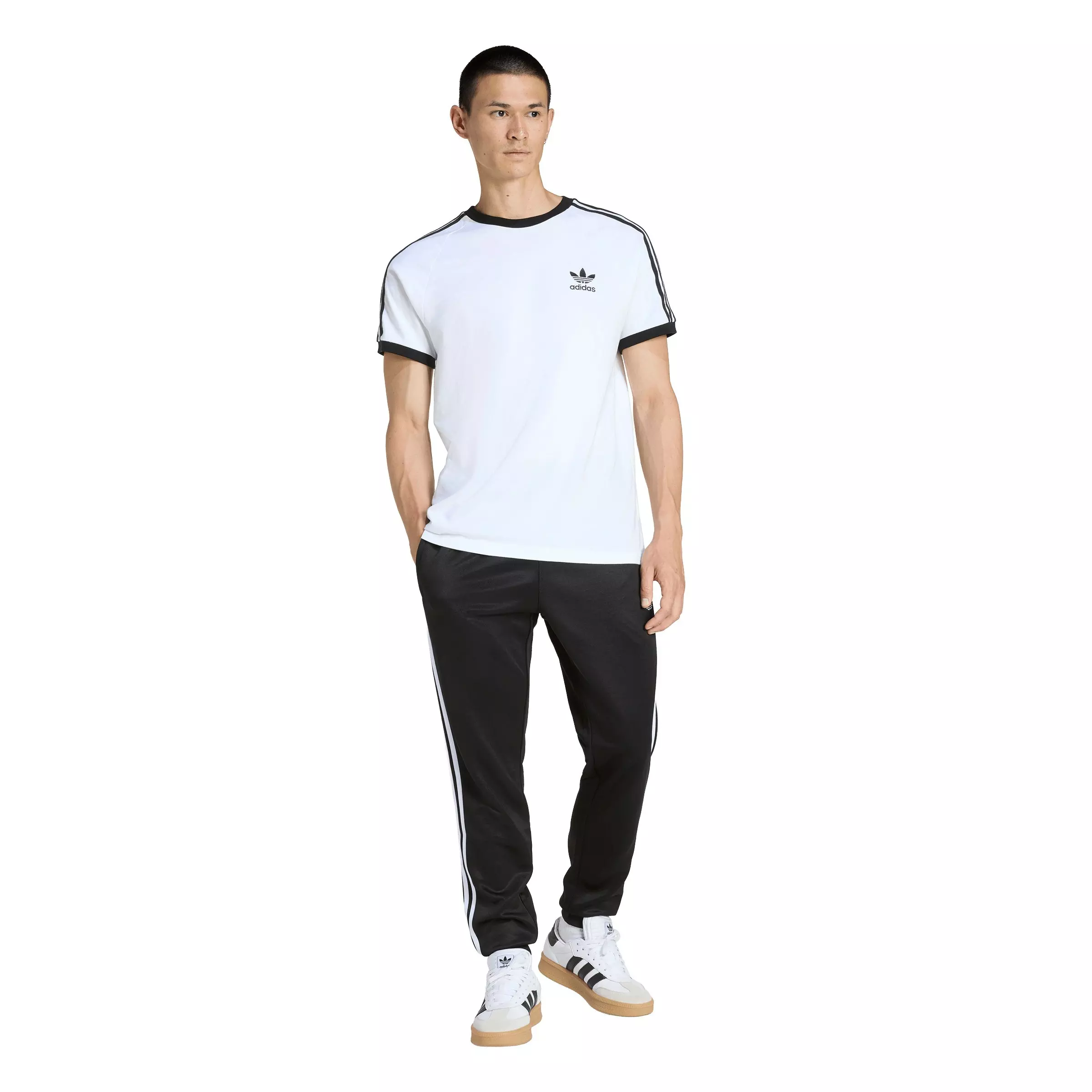 adidas Originals Men's SST Track Pants -Black - BLACK