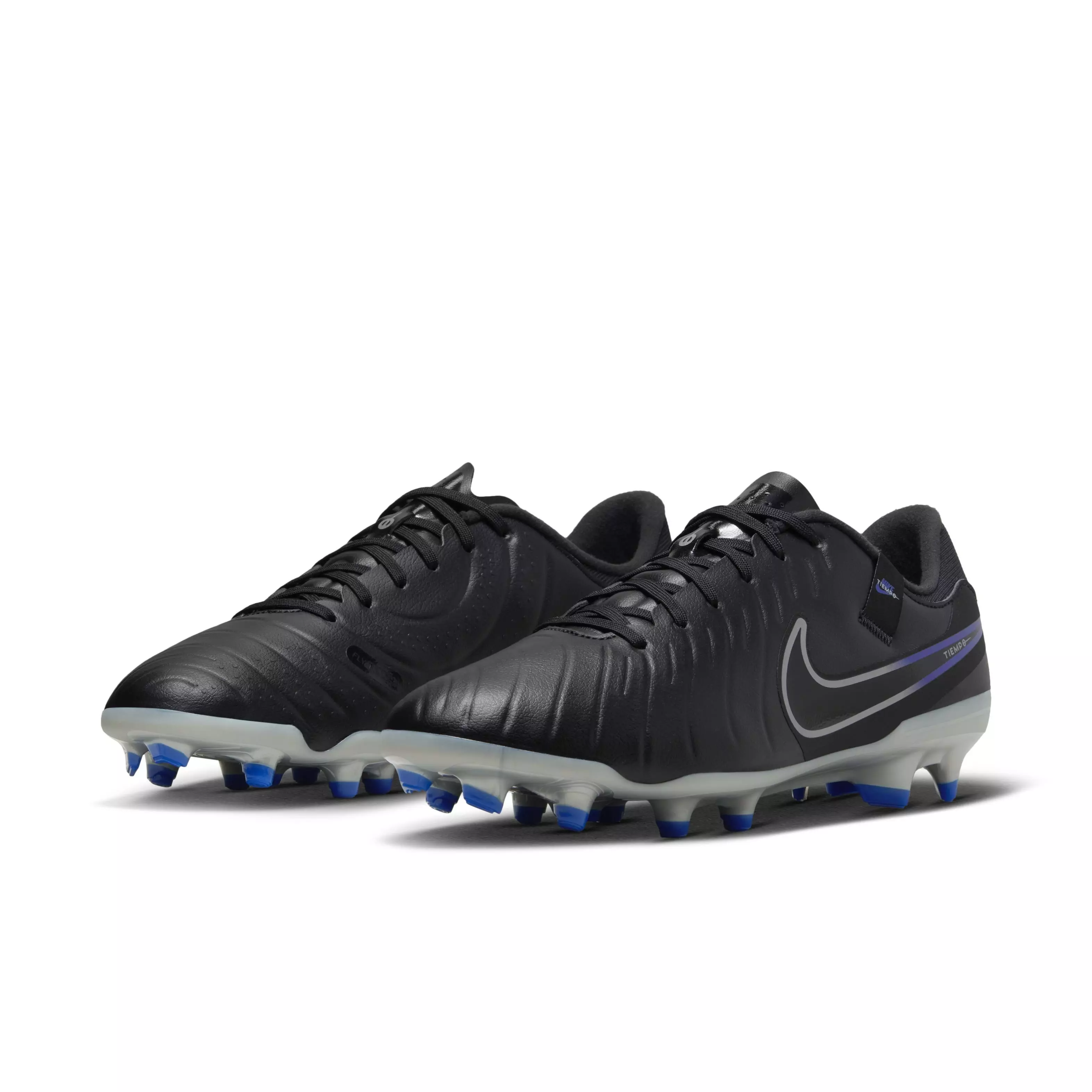Nike Tiempo Legend 10 Academy Multi "Black/Hyper Royal/Chrome" Men's Soccer Cleat - BLACK/ROYAL/CHROME