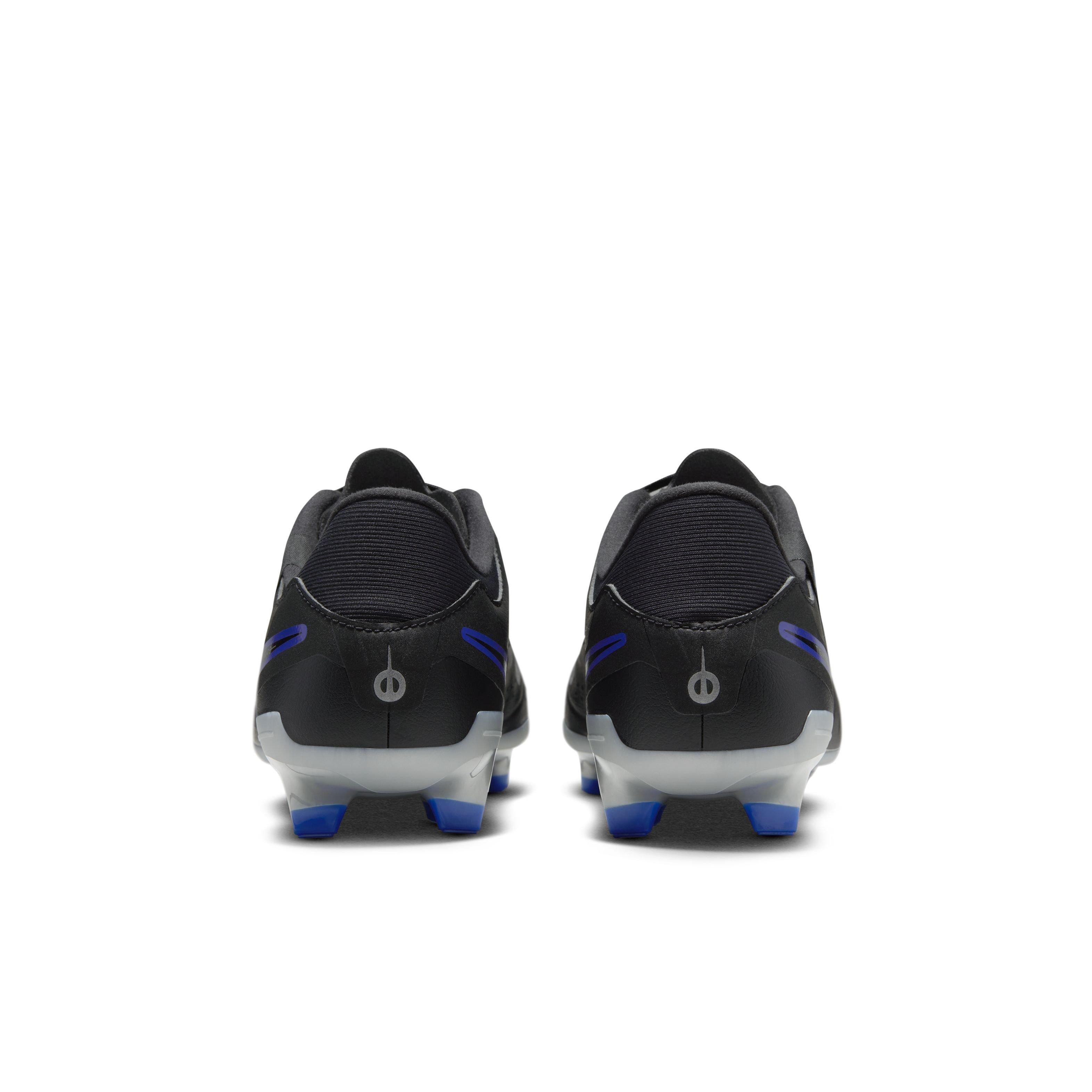 Nike Tiempo Legend 10 Academy Multi "Black/Hyper Royal/Chrome" Men's Soccer Cleat - BLACK/ROYAL/CHROME Thumbnail View 5