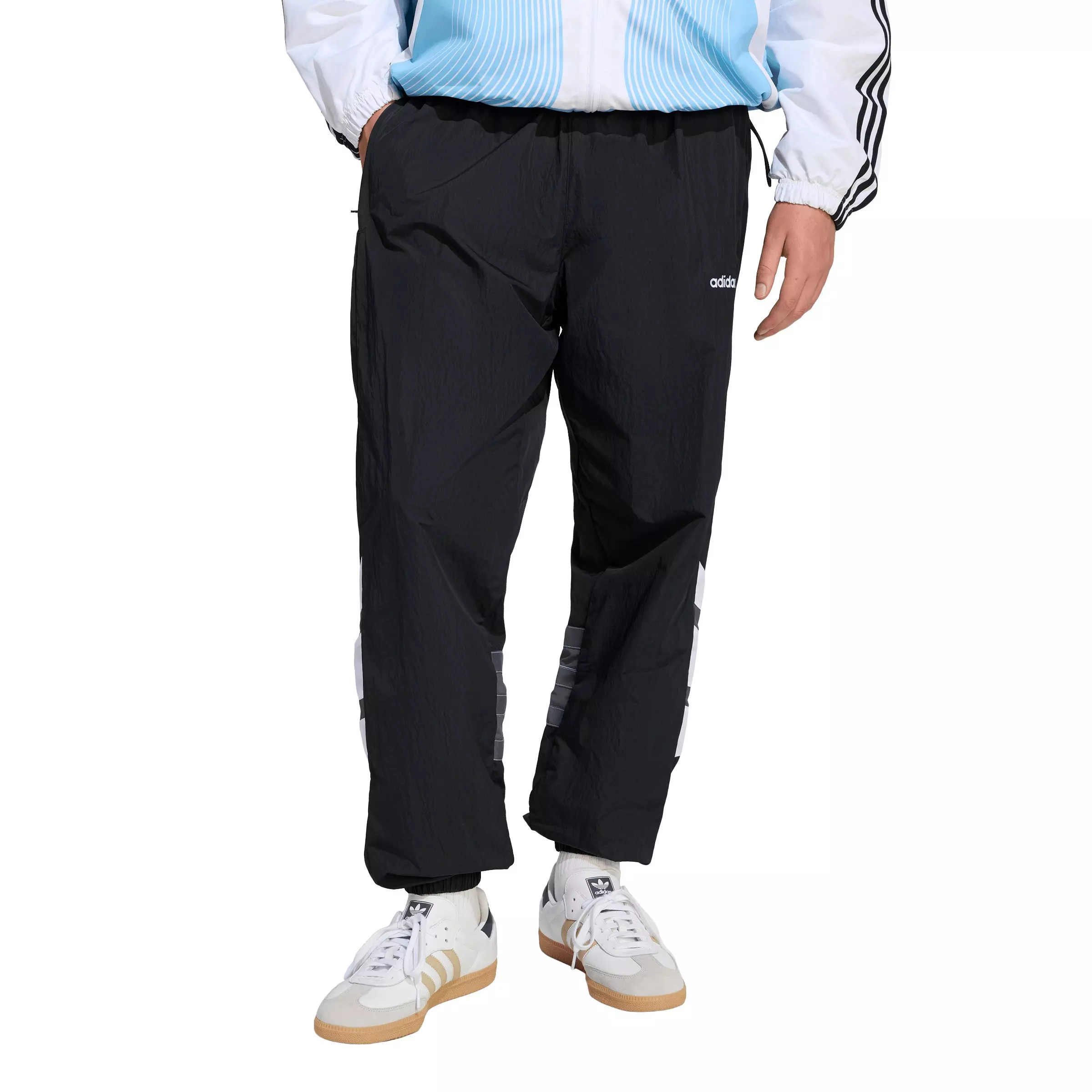 adidas Originals Men's Santiago Track Pants -Black - BLACK