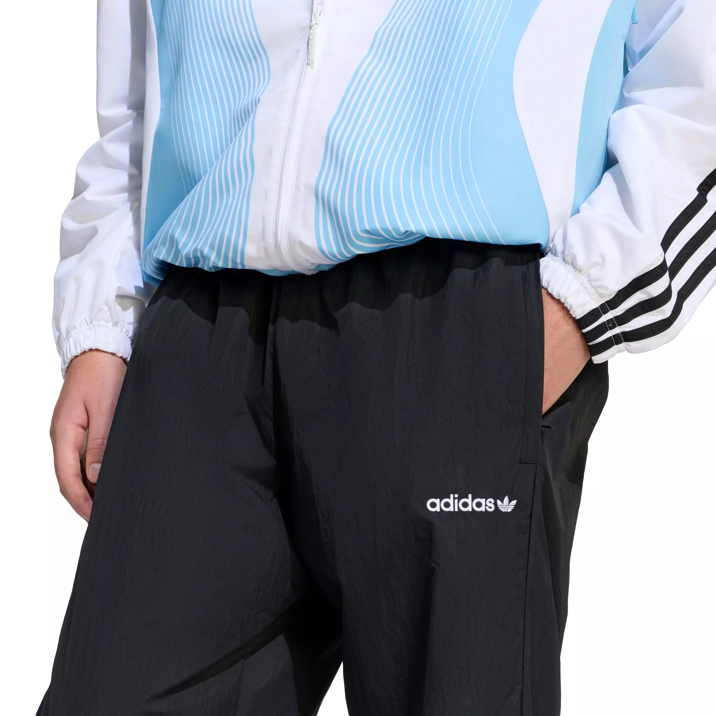 adidas Originals Men's Santiago Track Pants - Black - BLACK