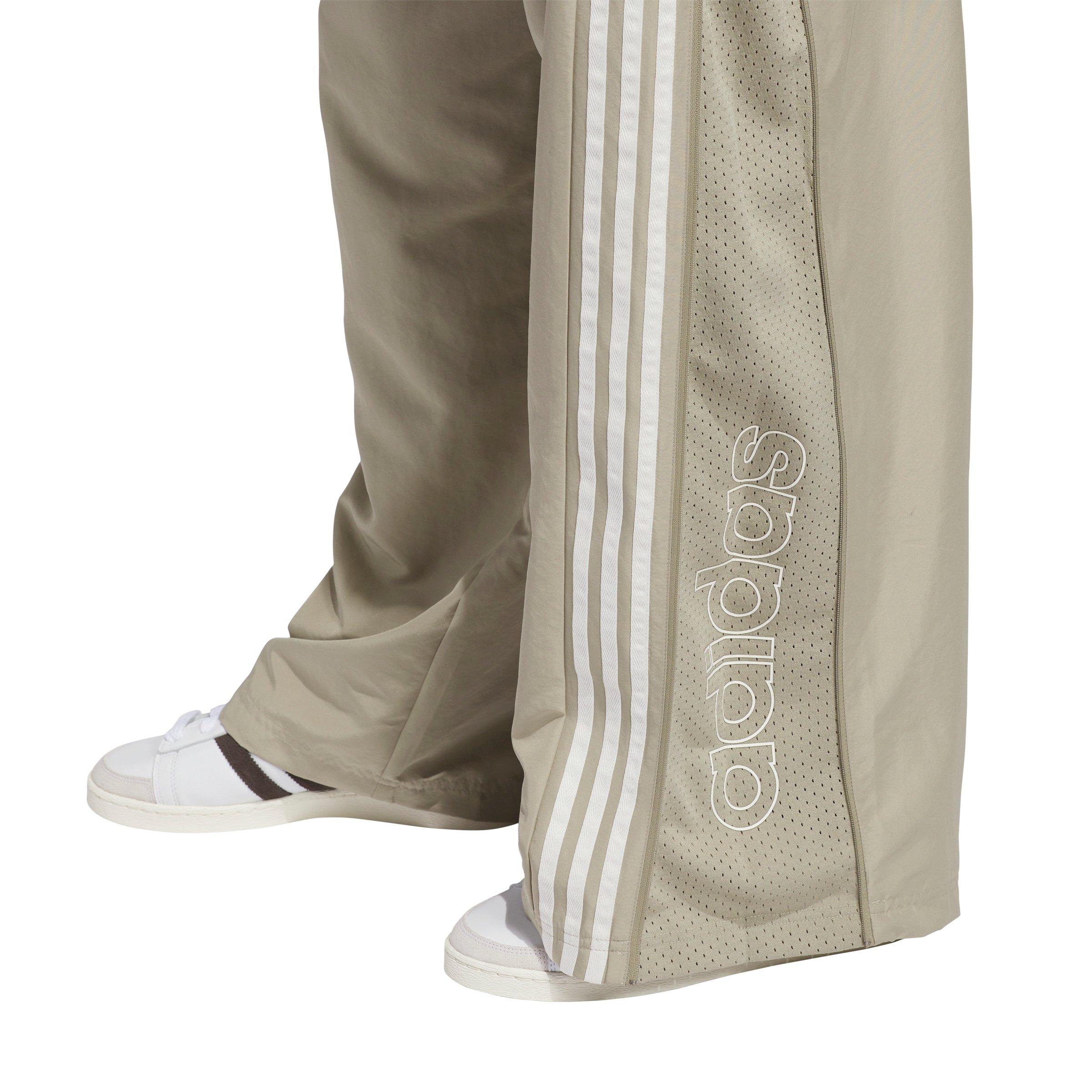 adidas Originals Men's Basketball Windbreaker Pants -Khaki - KHAKI Thumbnail View 3