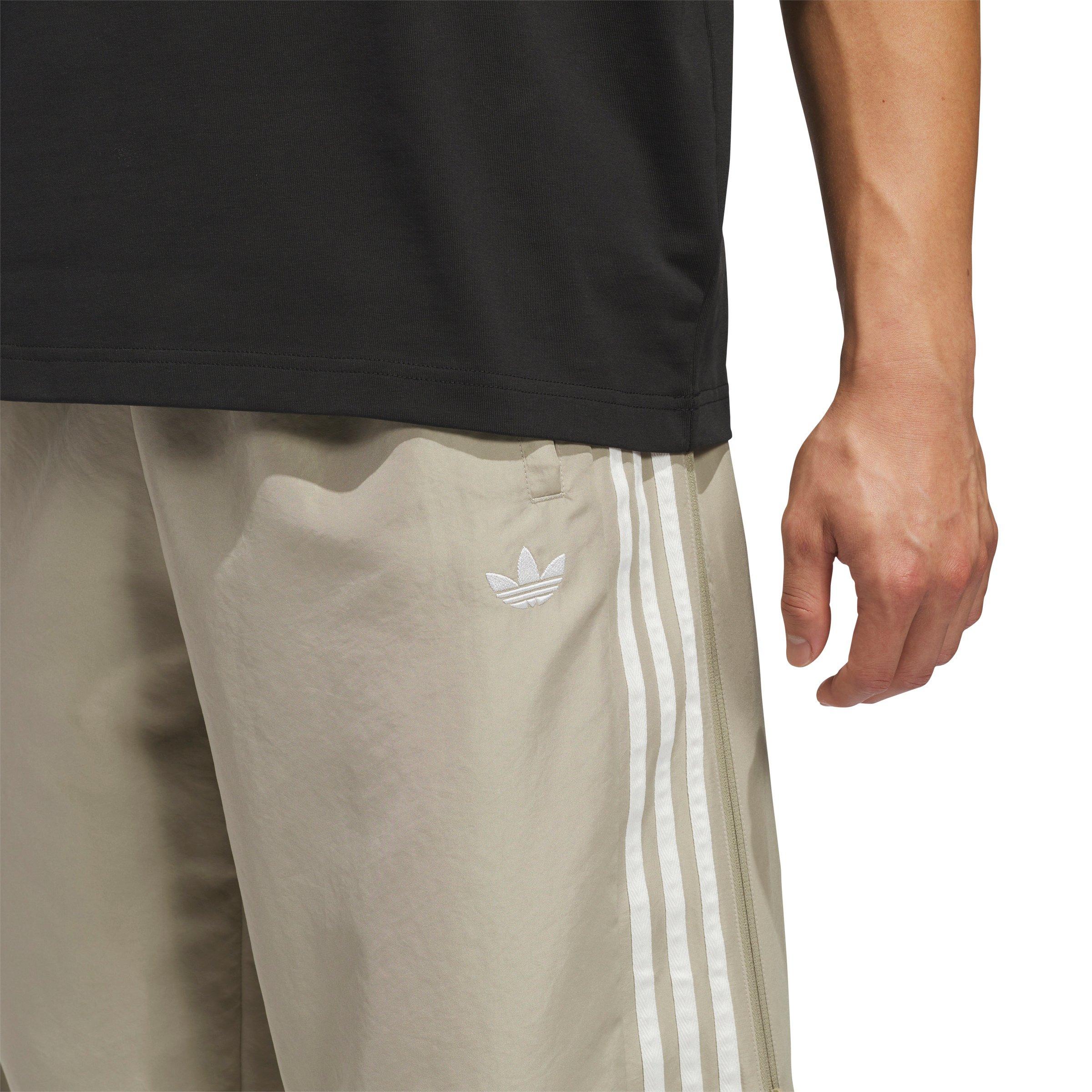 adidas Originals Men's Basketball Windbreaker Pants -Khaki - KHAKI Thumbnail View 4
