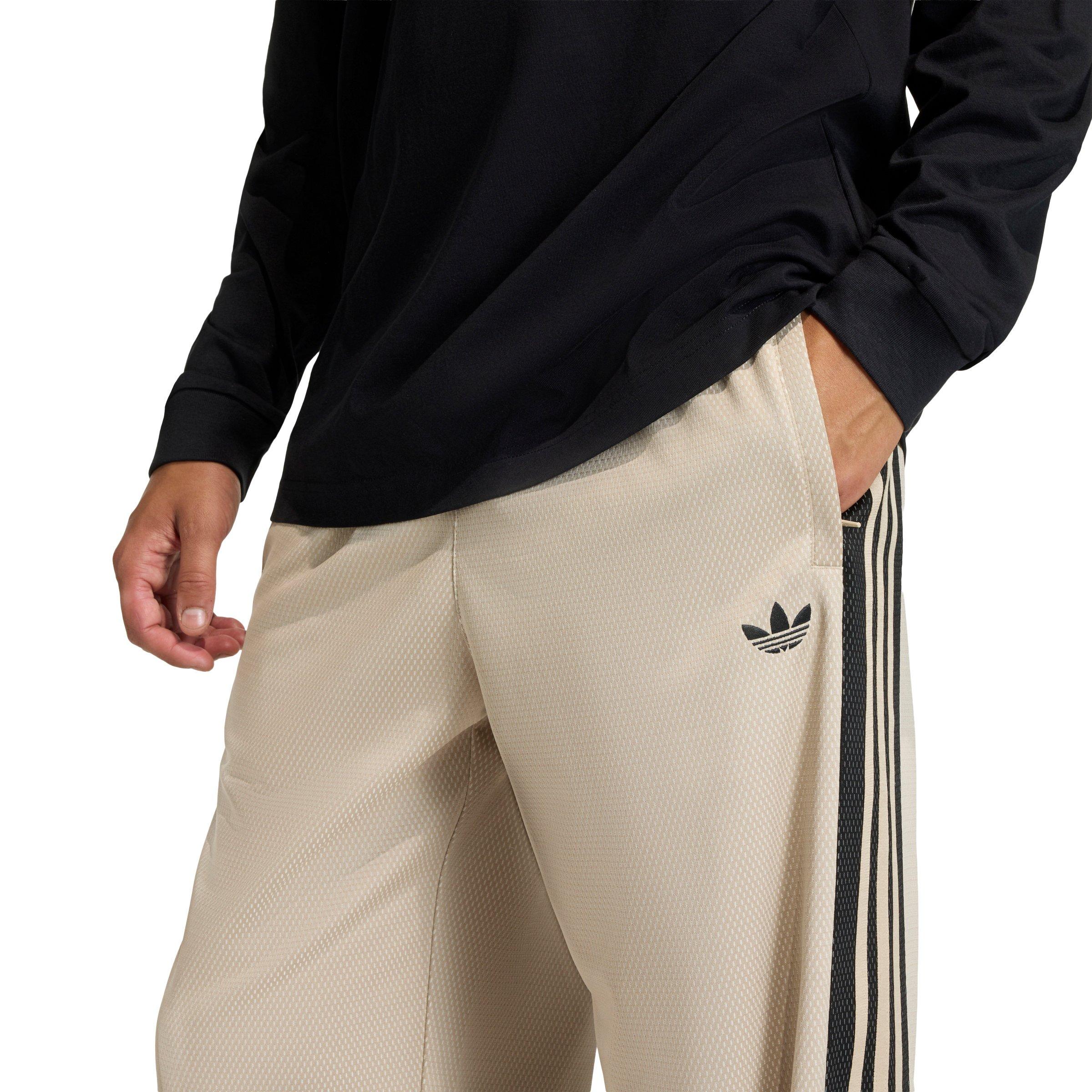 adidas Originals Men's Loose Mesh Trackpants -Khaki - KHAKI Thumbnail View 3