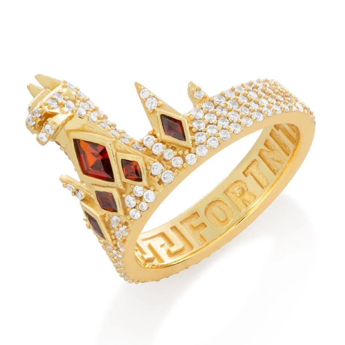 King Ice X Fortnite - Iced Victory Crown Ring - GOLD