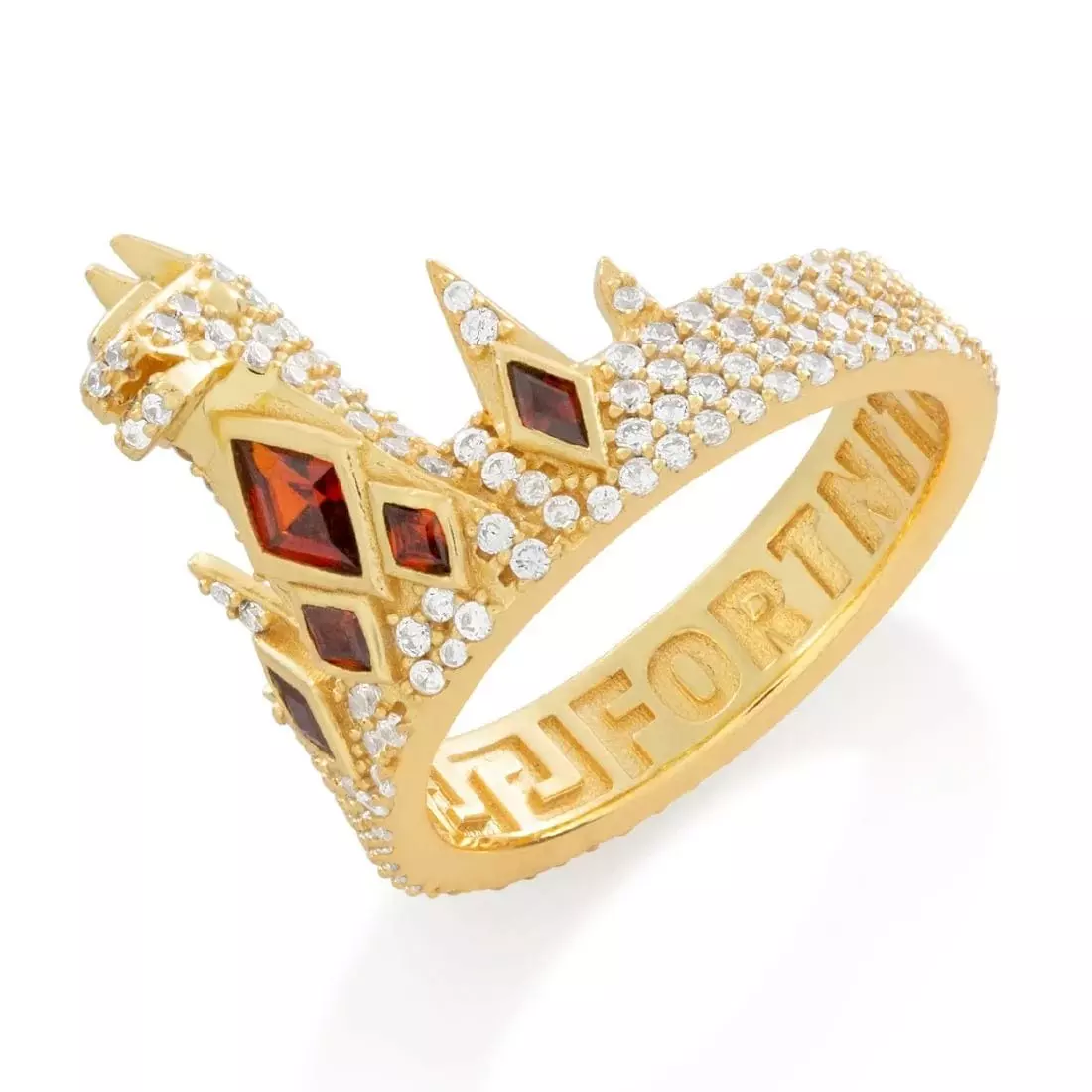 King Ice X Fortnite - Iced Victory Crown Ring - GOLD