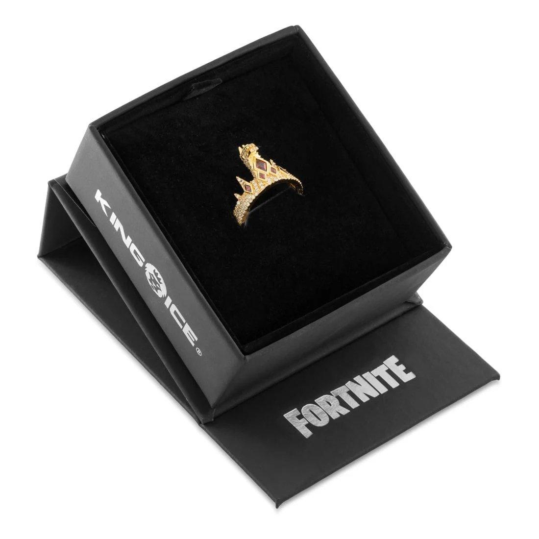 King Ice X Fortnite - Iced Victory Crown Ring - GOLD