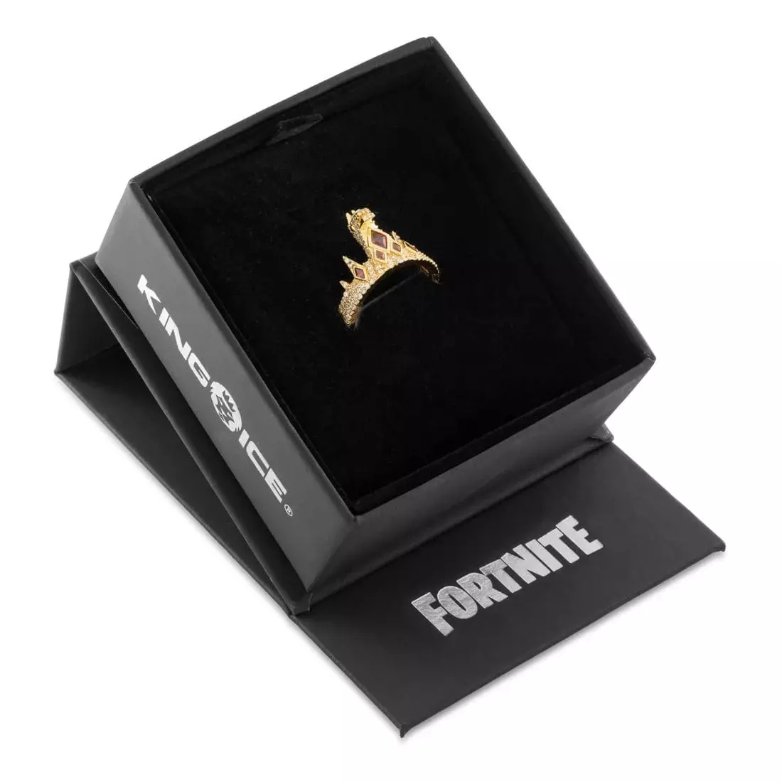 King Ice X Fortnite - Iced Victory Crown Ring - GOLD