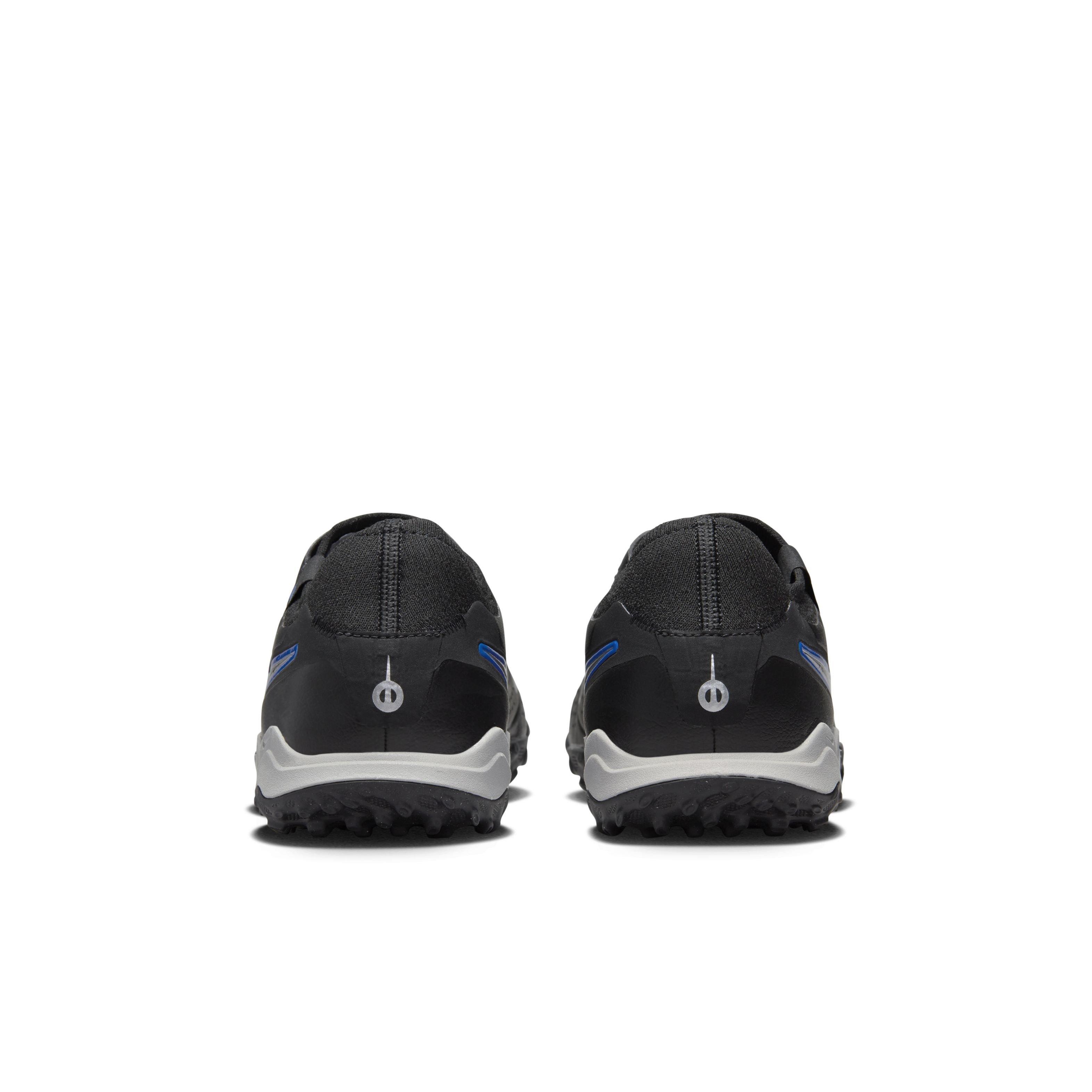 Nike Tiempo Legend 10 Pro Turf "Black/Hyper Royal/Chrome" Men's Soccer Shoe - BLACK/ROYAL/CHROME Thumbnail View 5