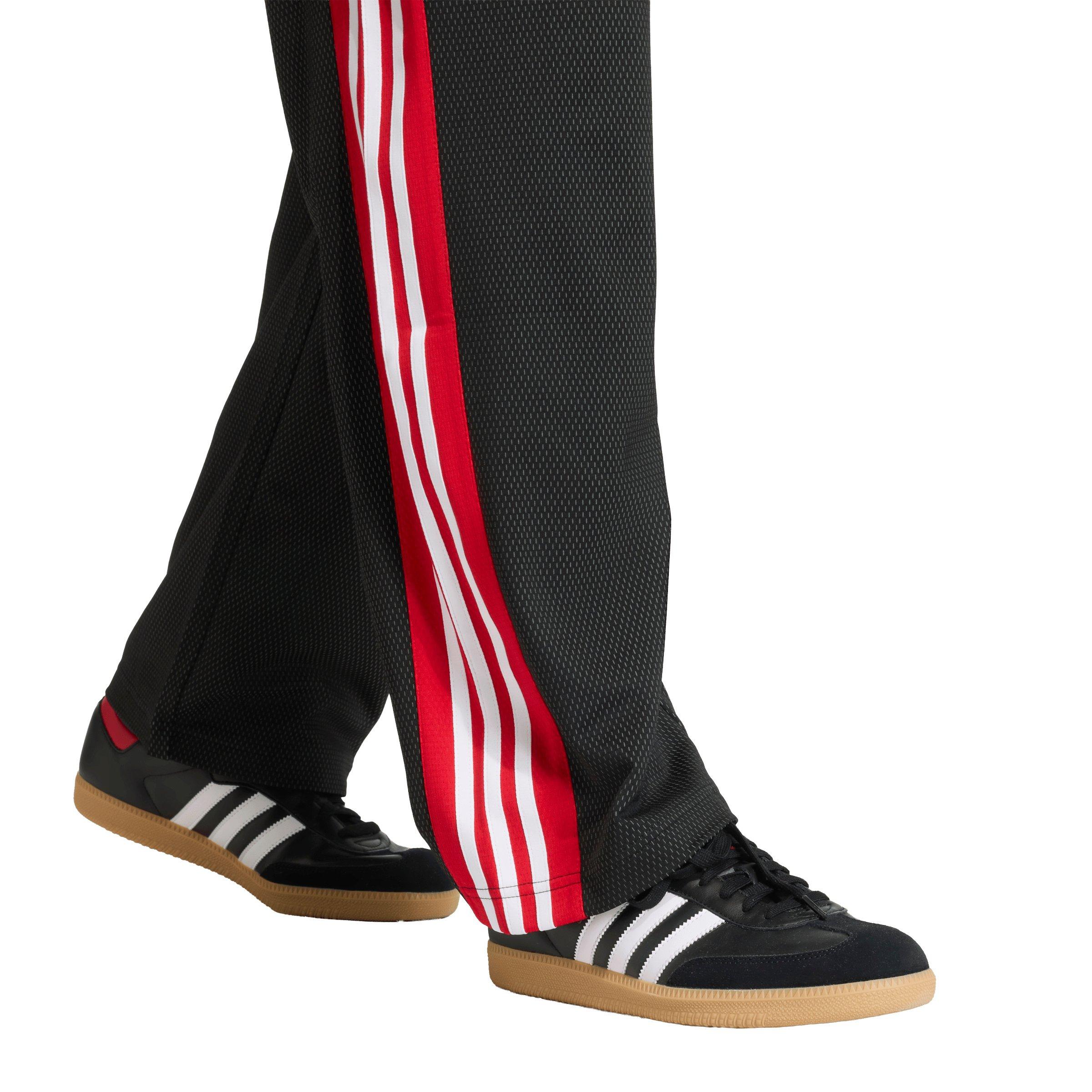 adidas Originals Men's Loose Mesh Trackpants -Black - BLACK Thumbnail View 4