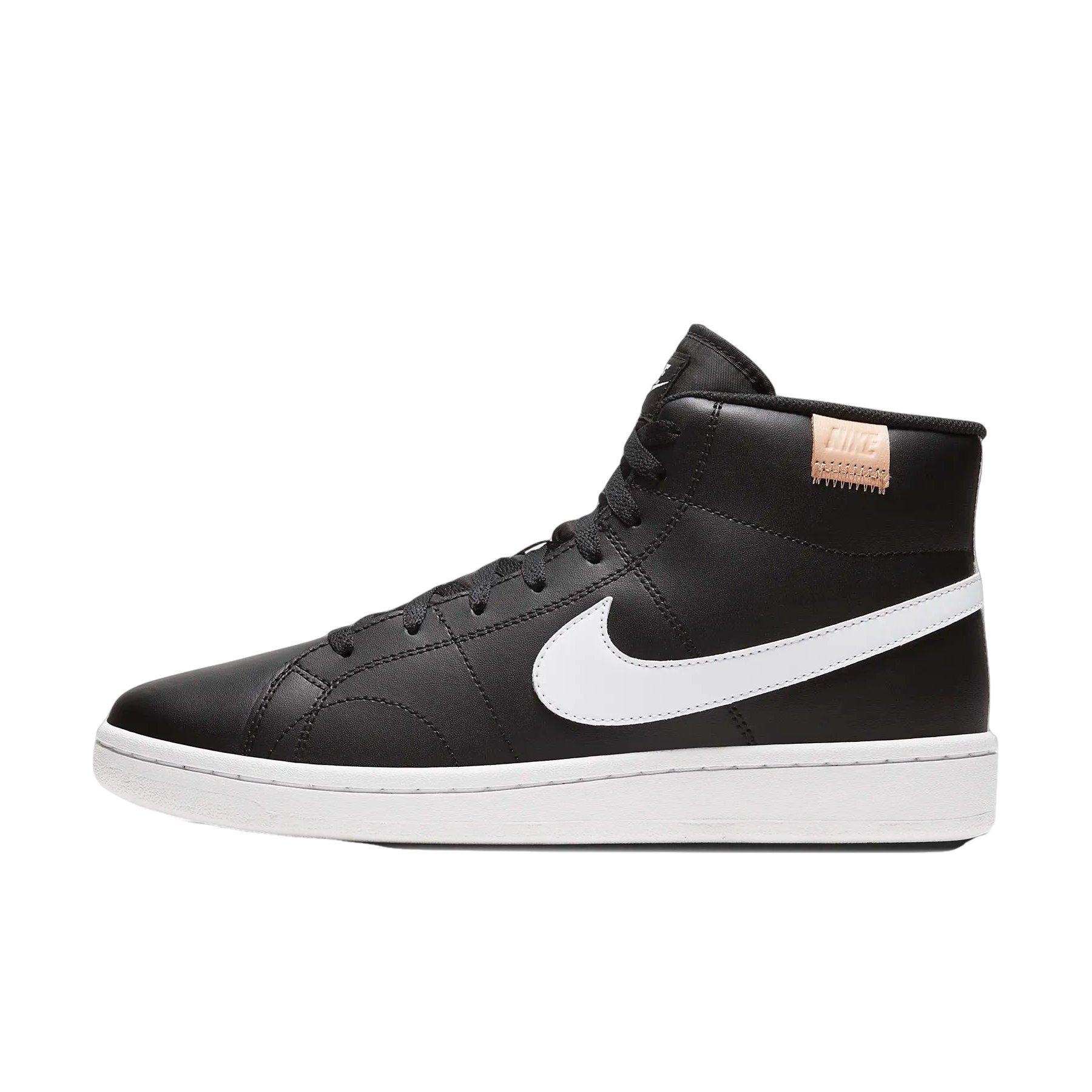 Nike Court Royale 2 Mid "Black/White Onyx/White" Men's Shoe - BLACK/WHITE/WHITE Thumbnail View 2