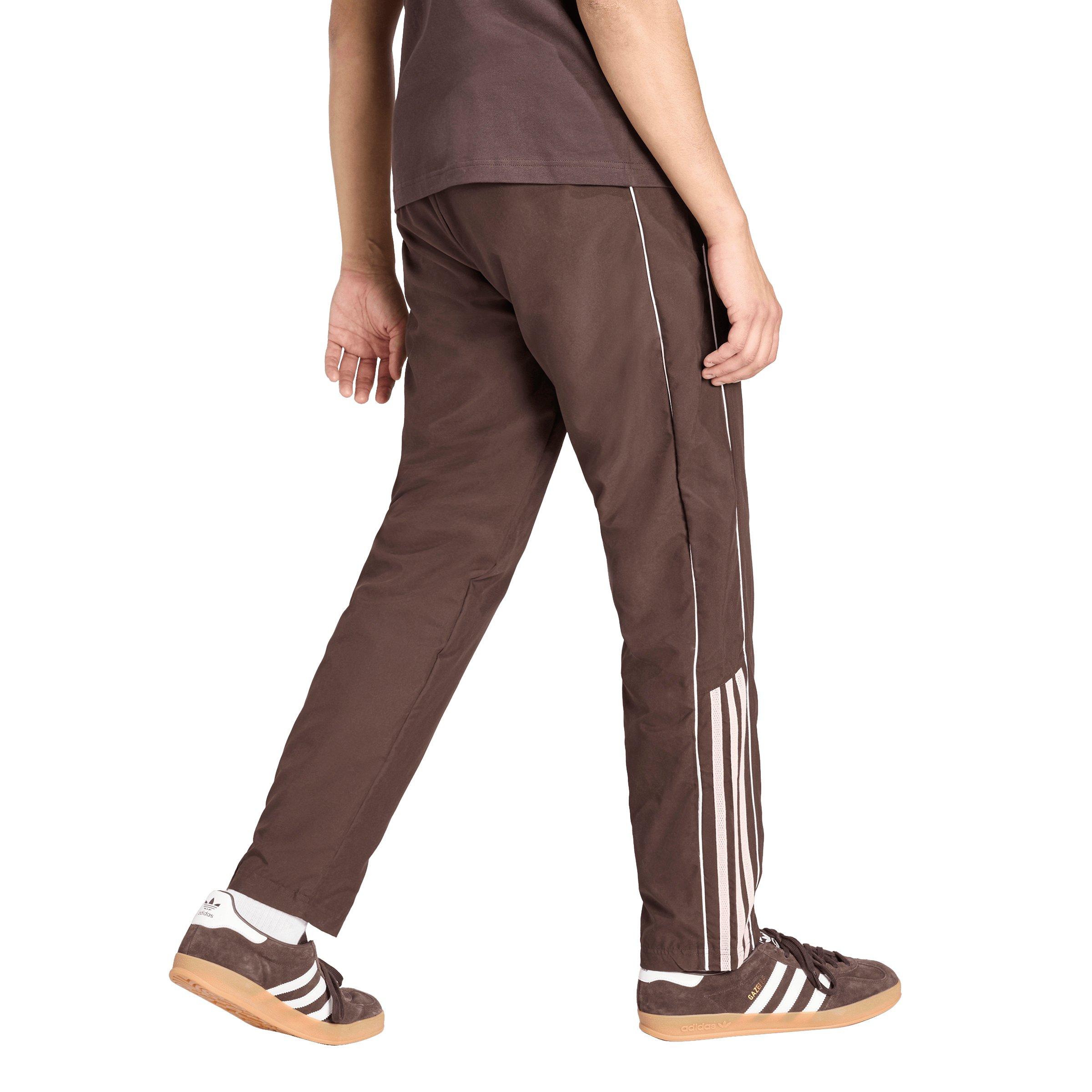 adidas Originals Men's Half Stripes Track Pants -Coffee - COFFEE Thumbnail View 2
