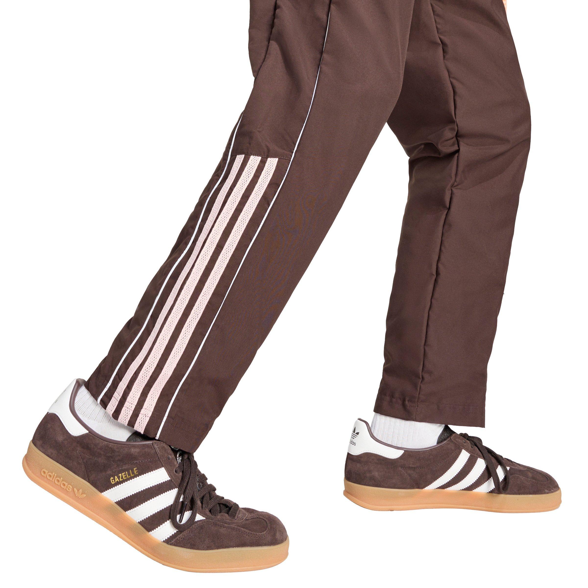adidas Originals Men's Half Stripes Track Pants -Coffee - COFFEE Thumbnail View 3