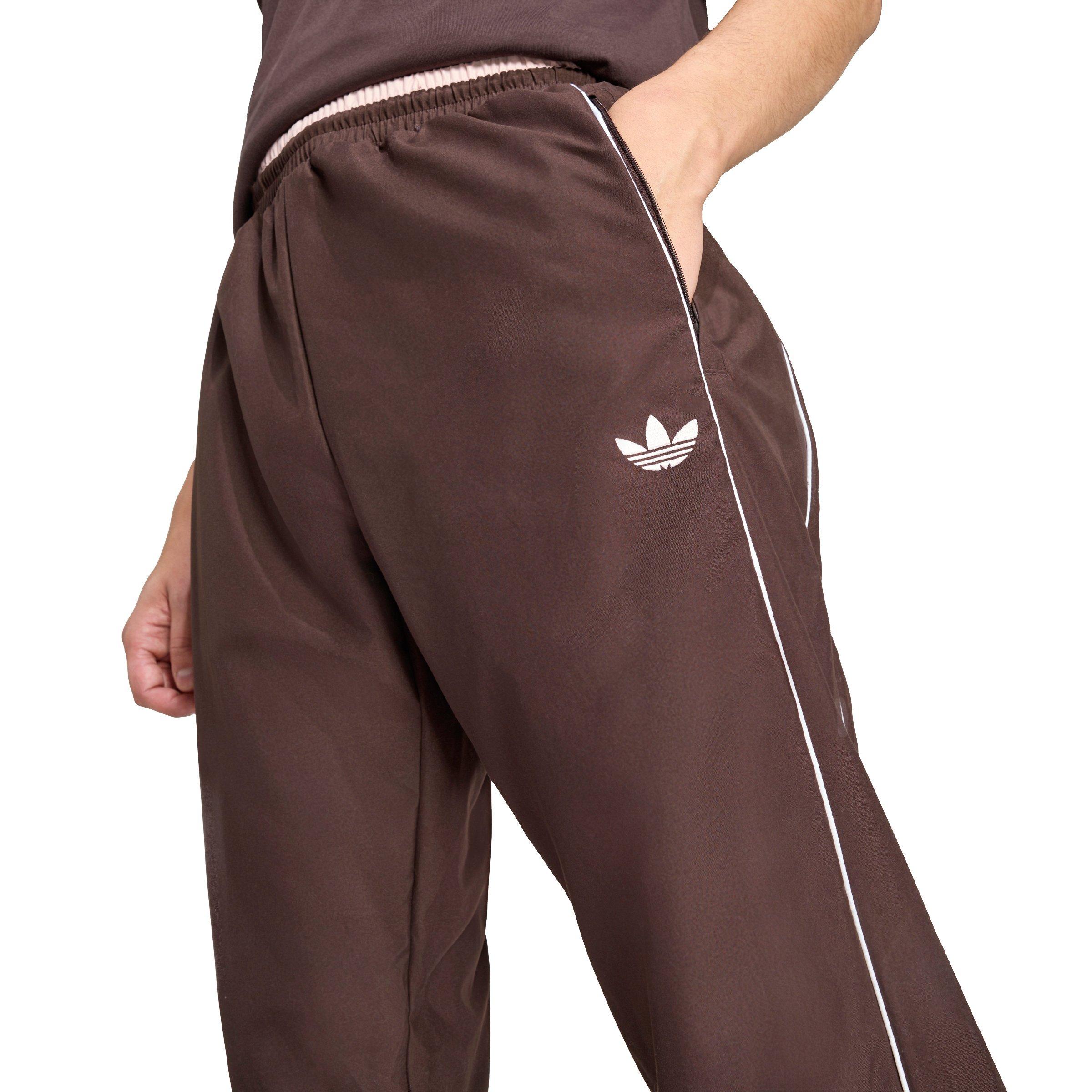 adidas Originals Men's Half Stripes Track Pants - Coffee - COFFEE Thumbnail View 4
