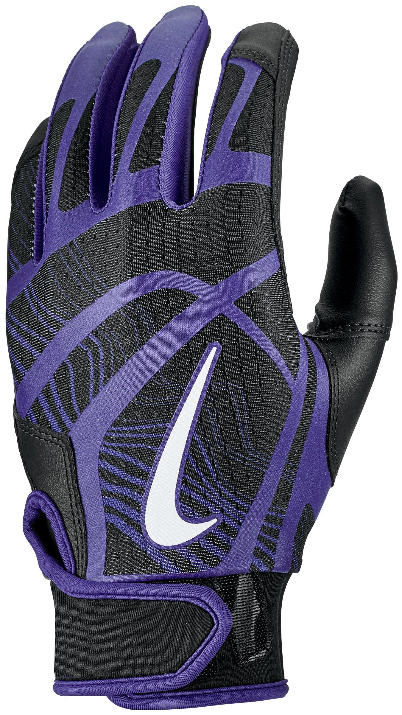 Nike Youth Black/Purple Hyperdiamond 