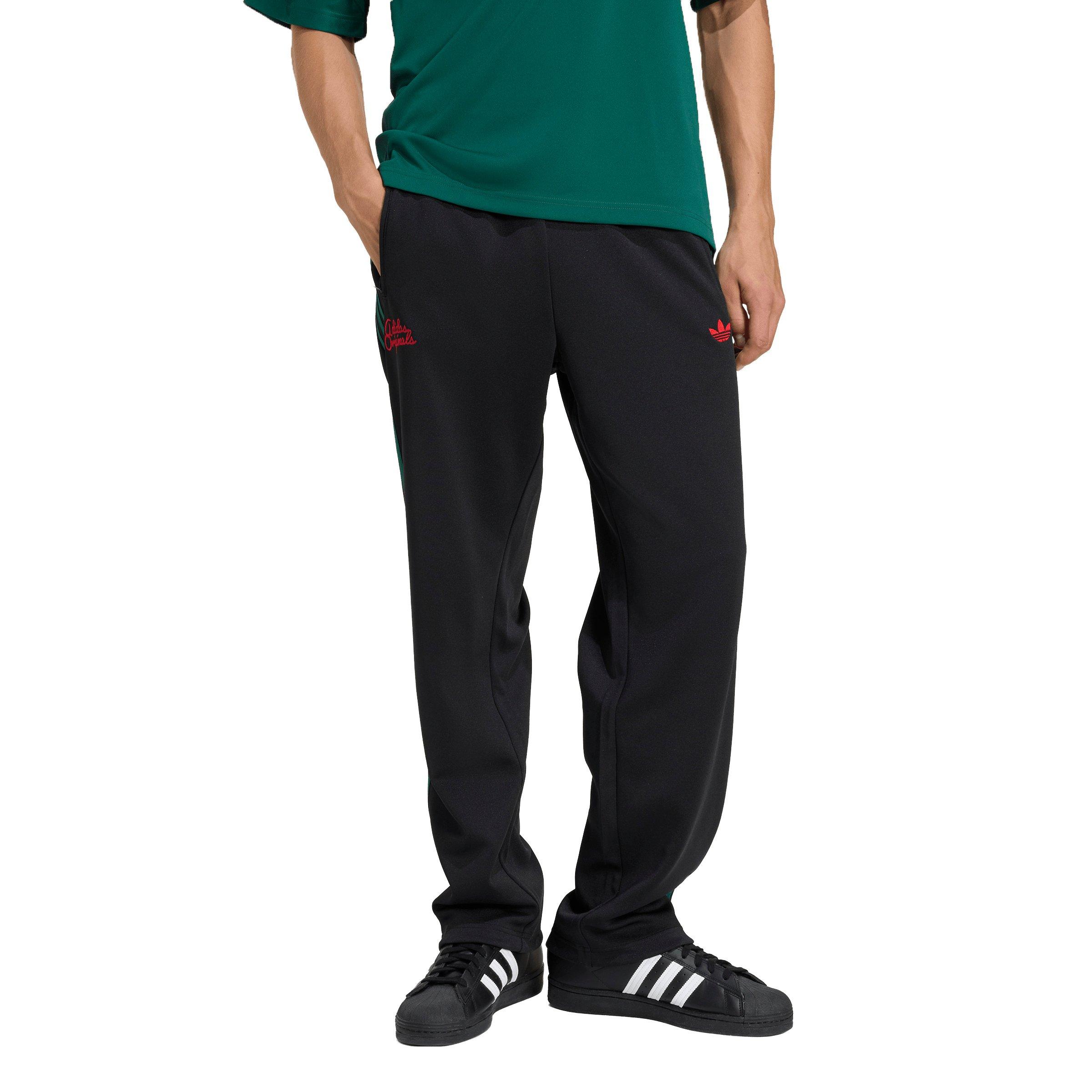 adidas Originals Men's Roses Firebird Track Pants -Black/Green - BLACK/GREEN Thumbnail View 1