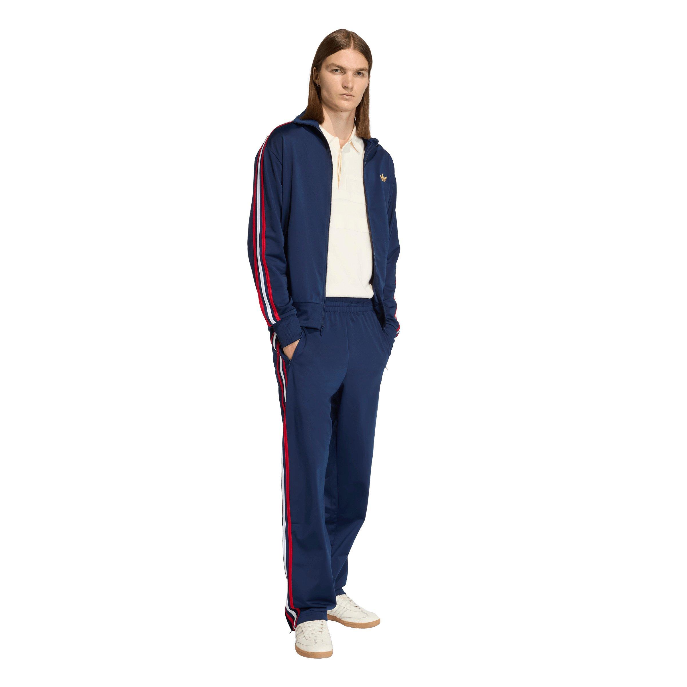 adidas Originals Men's Firebird Track Pants - Indigo/Red - INDIGO/RED Thumbnail View 5