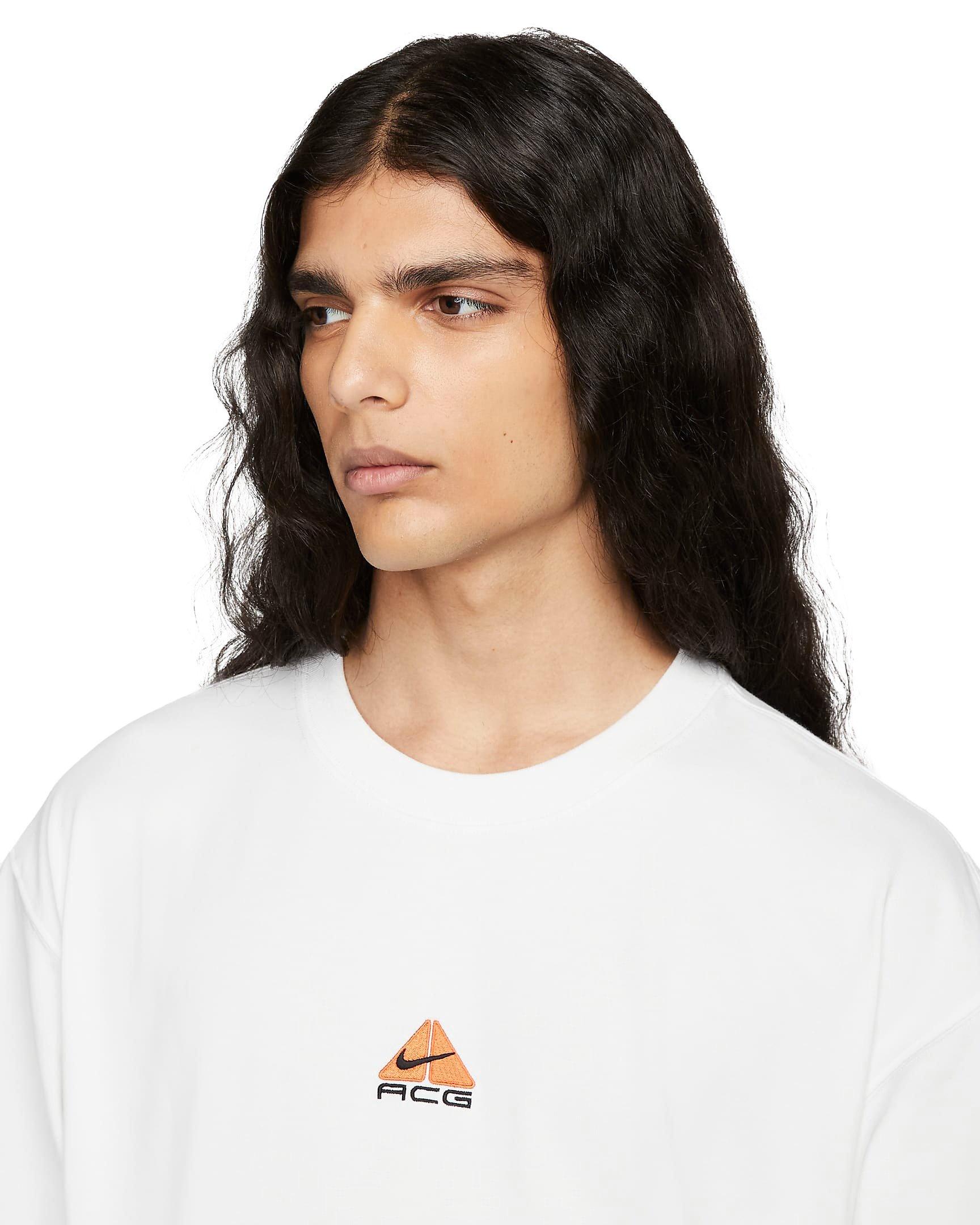 Nike Men's ACG T-Shirt - WHITE Thumbnail View 3