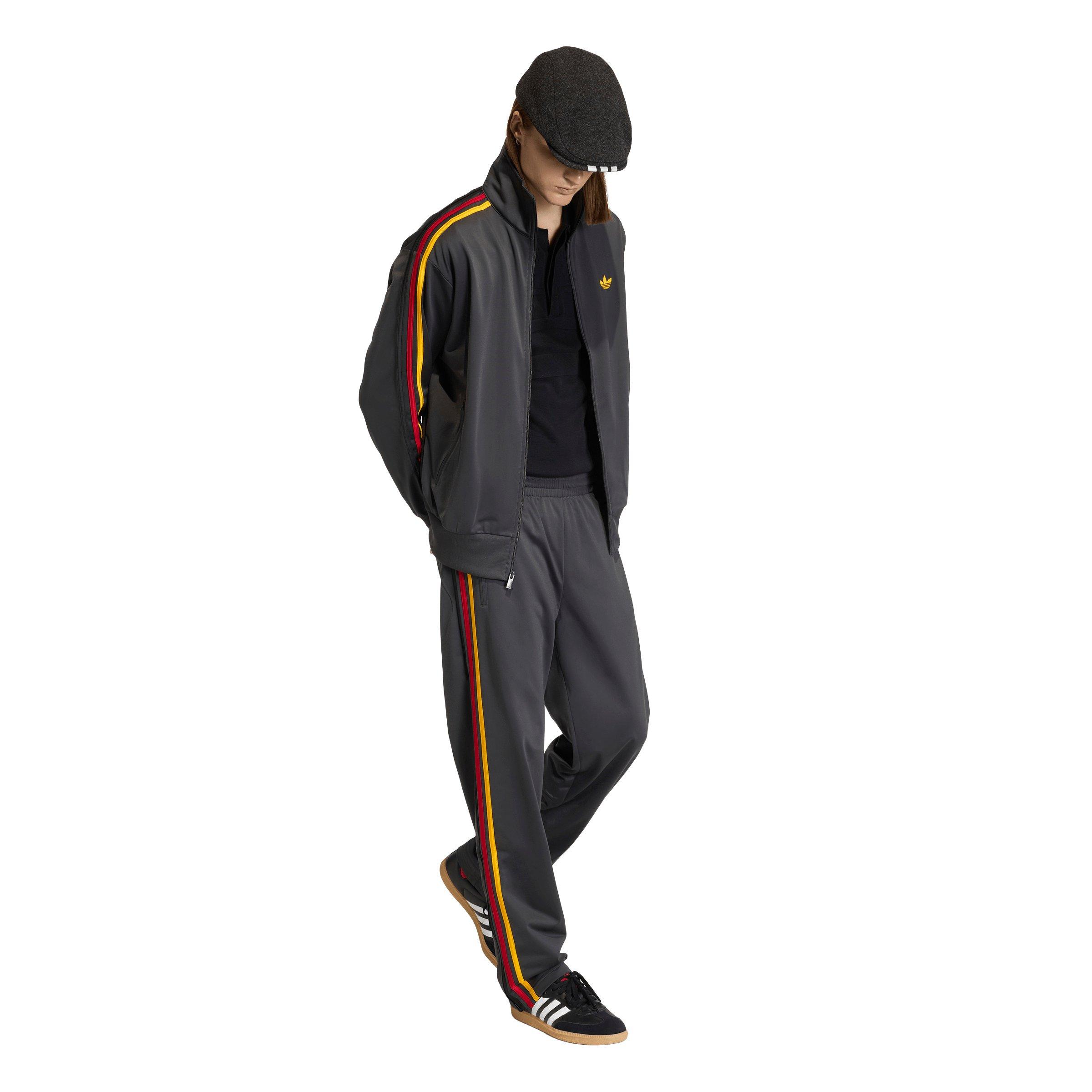 adidas Originals Men's Firebird Track Pants - Black/Gold/Red - BLACK/GOLD/RED Thumbnail View 5