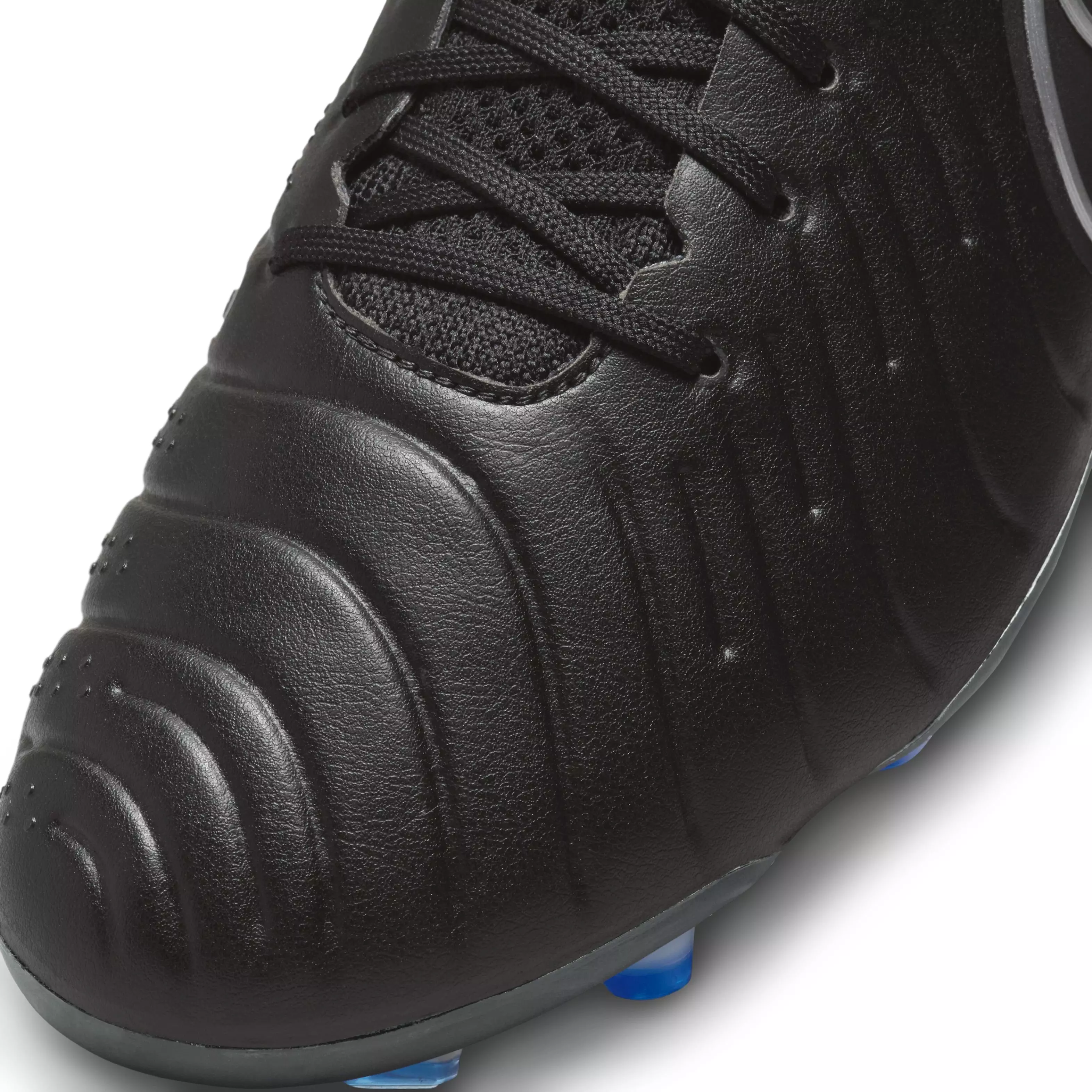 Nike Tiempo Legend 10 Elite Firm Ground "Black/Hyper Royal/Chrome" Grade School Kids' Soccer Cleat - BLACK/ROYAL/CHROME