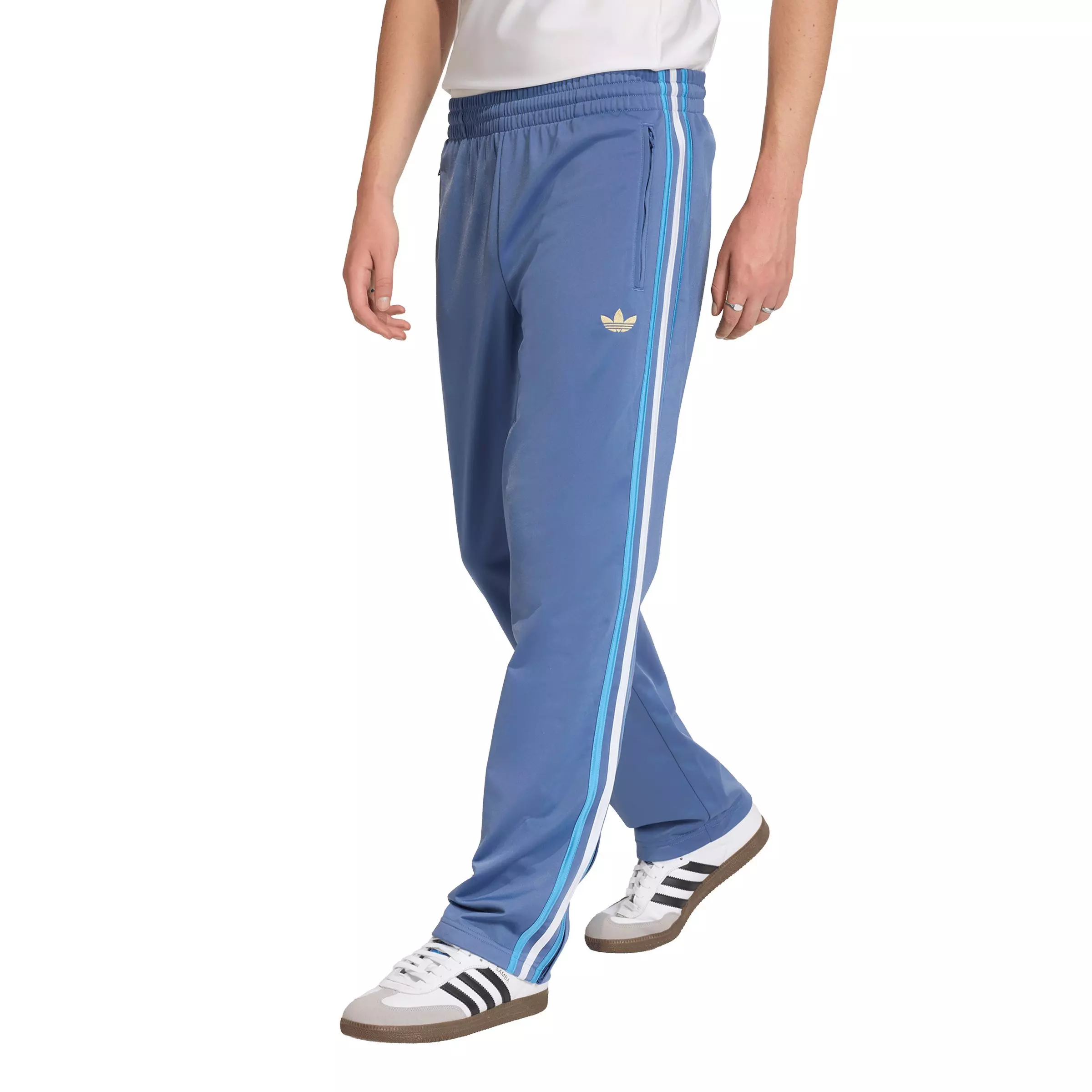 adidas Originals Men's Firebird Track Pants - Blue/Lt Blue/White - BLUE/LT BLUE/WHITE