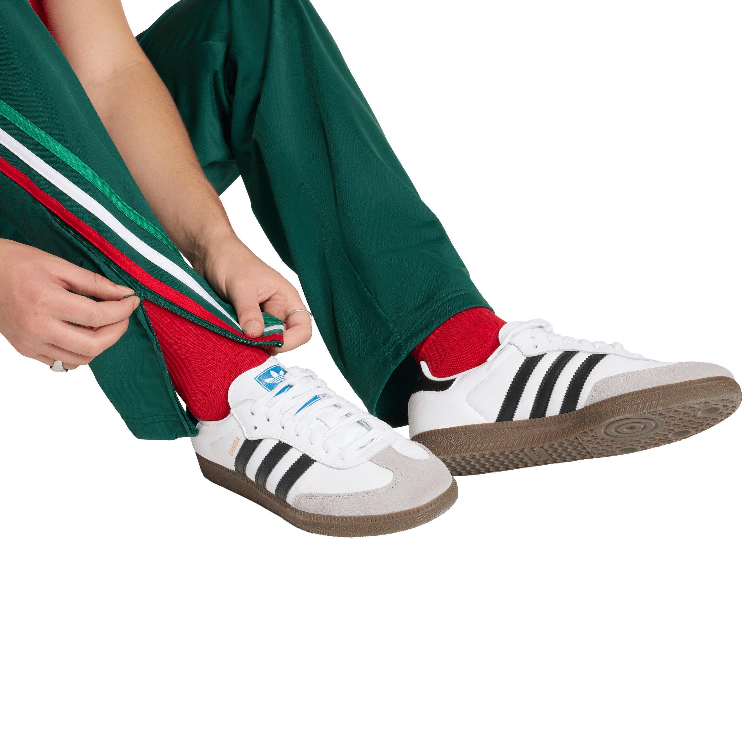 adidas Originals Men's Firebird Track Pants - Green/Red/White - GREEN/RED/WHITE Thumbnail View 4
