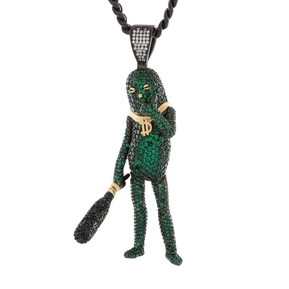 King Ice X Fortnite - Big Dill Necklace - BLACK GOLD