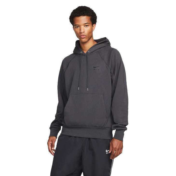 Nike FLEECE PO HOODIE & JOGGER 2PC SET Black - BLACK / LT SMOKE GREY