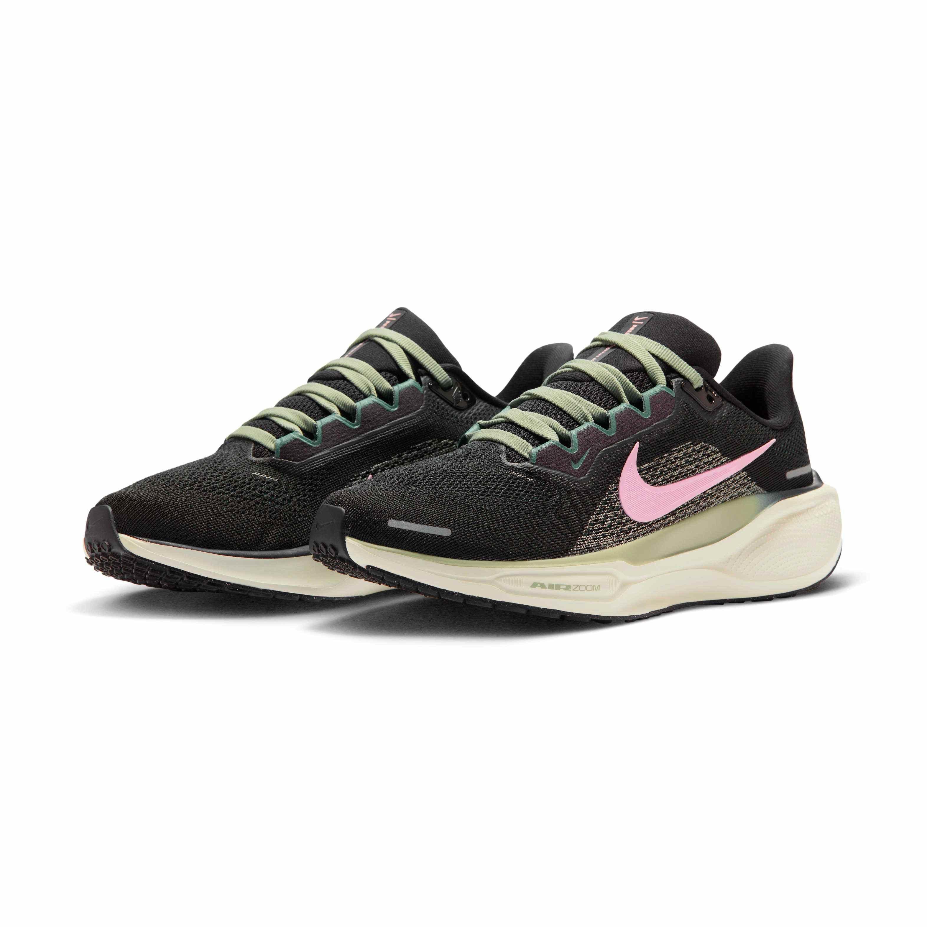 Nike Pegasus 41 "Black/Jade Horizon/Bicoastal/Pink Foam" Women's Running Shoe - BLACK/JADE/BICOASTAL/PINK Thumbnail View 3