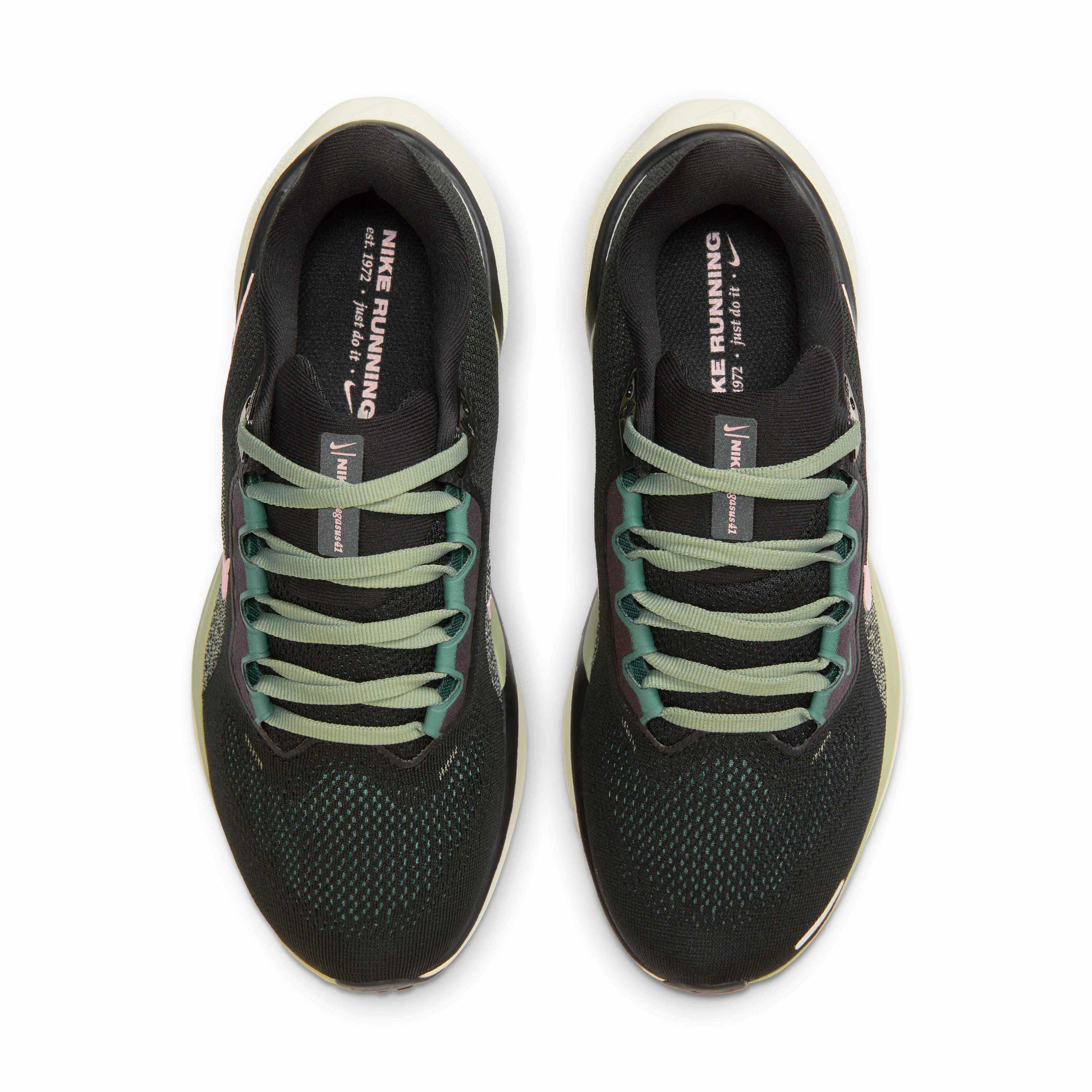 Nike Pegasus 41 "Black/Jade Horizon/Bicoastal/Pink Foam" Women's Running Shoe - BLACK/JADE/BICOASTAL/PINK Thumbnail View 4