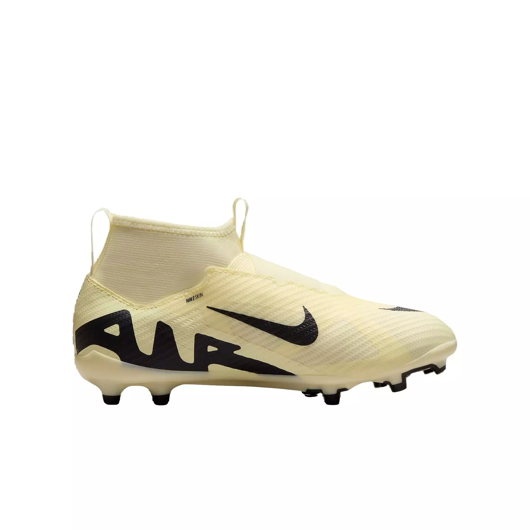 Nike Jr. Mercurial Superfly 9 Pro FG "Lemonade/Black" Grade School Kids' Soccer Cleat - LEMONADE/BLACK