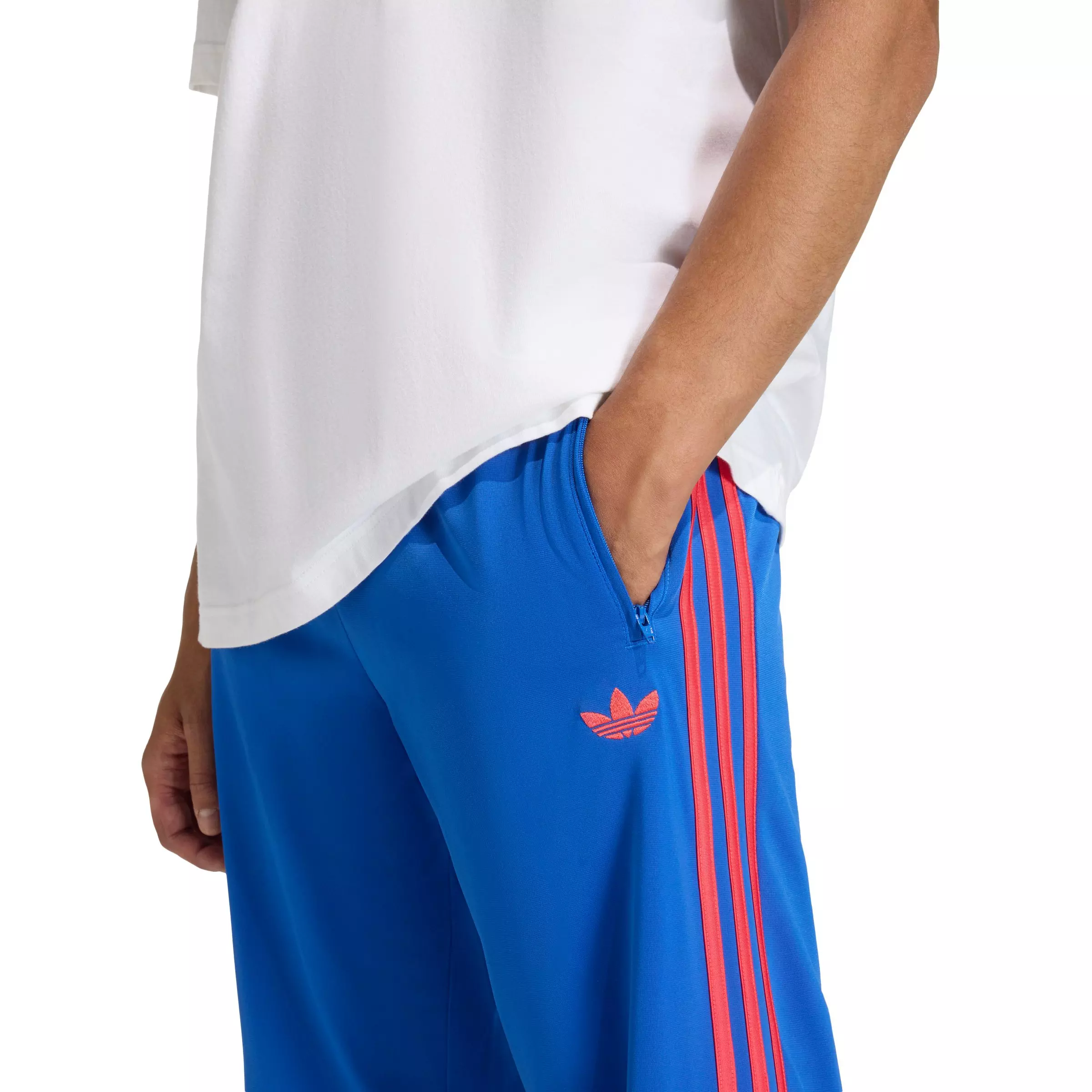 adidas Originals Men's Firebird Track Pants -Blue - BLUE