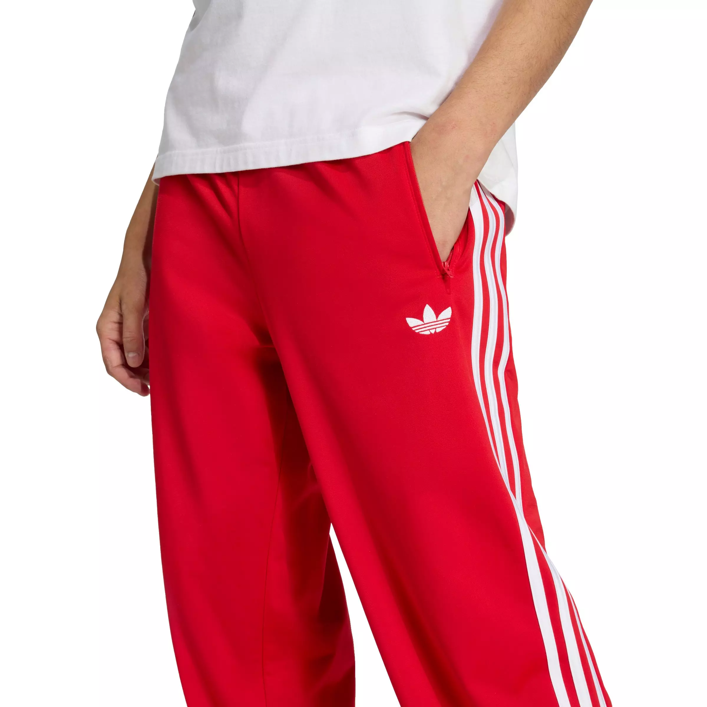 adidas Originals Men's Firebird Track Pants - Red - RED