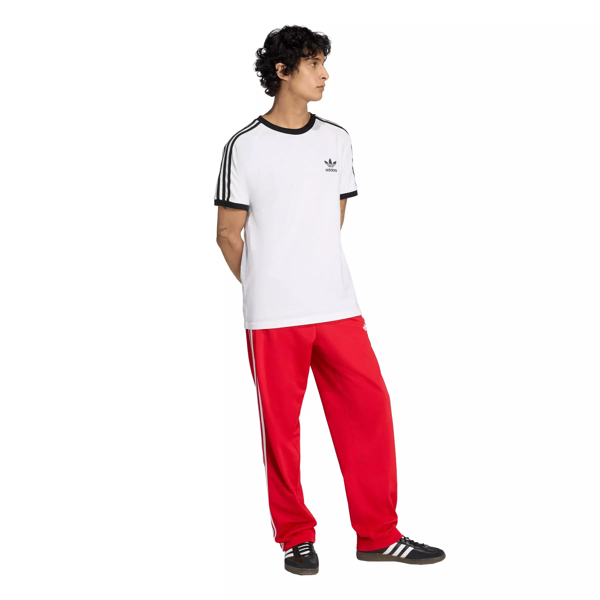 adidas Originals Men's Firebird Track Pants - Red - RED