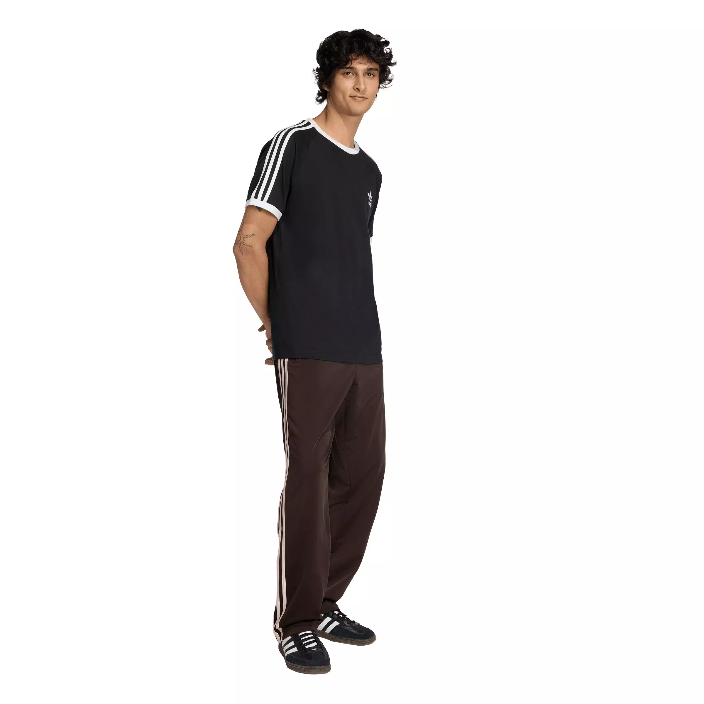 adidas Originals Men's Firebird Track Pants - Coffee - COFFEE
